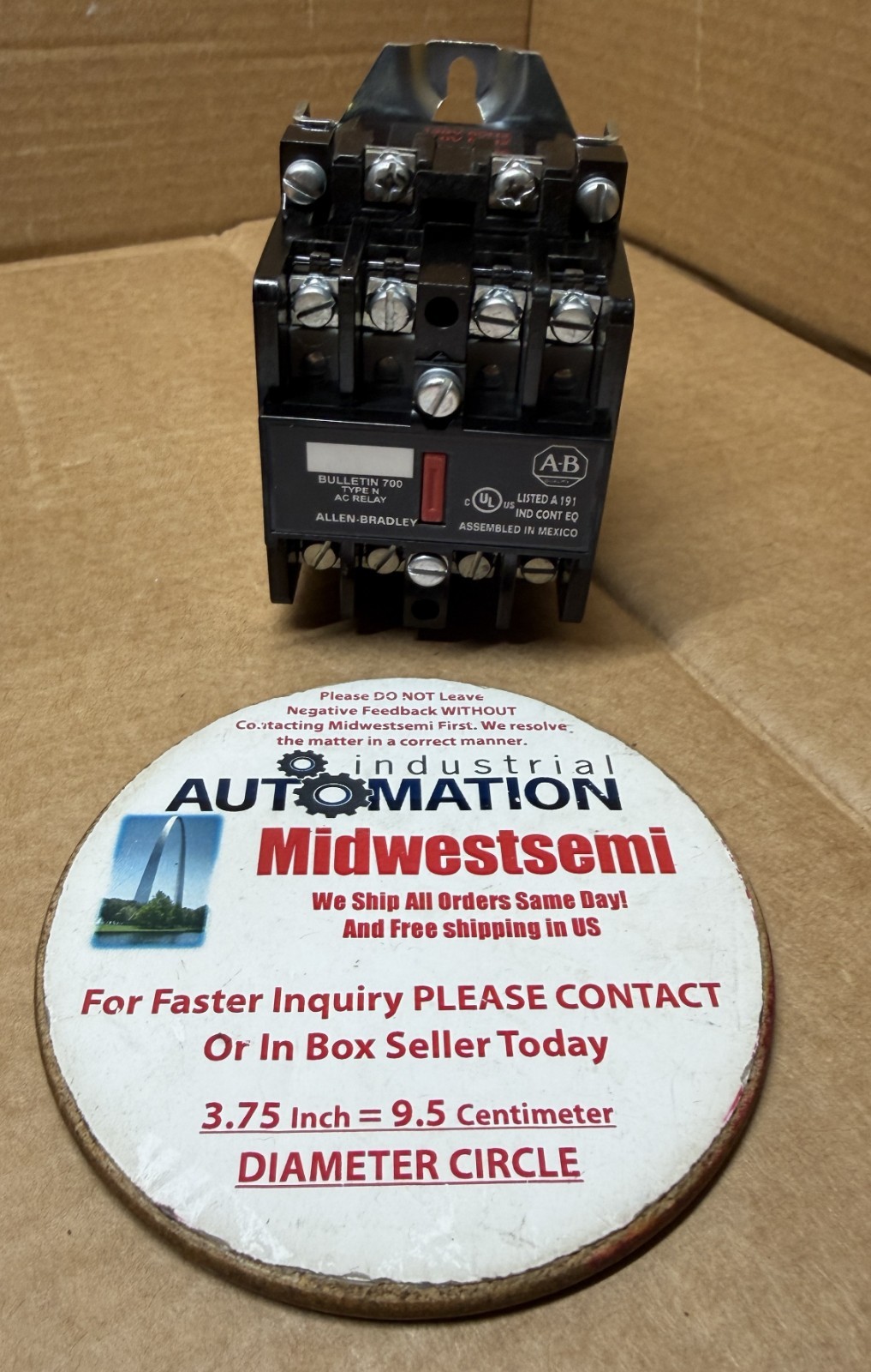 NEW AB 700-N400A1 SER C TYPE N AC RELAY 120V 60HZ 110V 50HZ ID:84AB86 SHIPSAMEDA