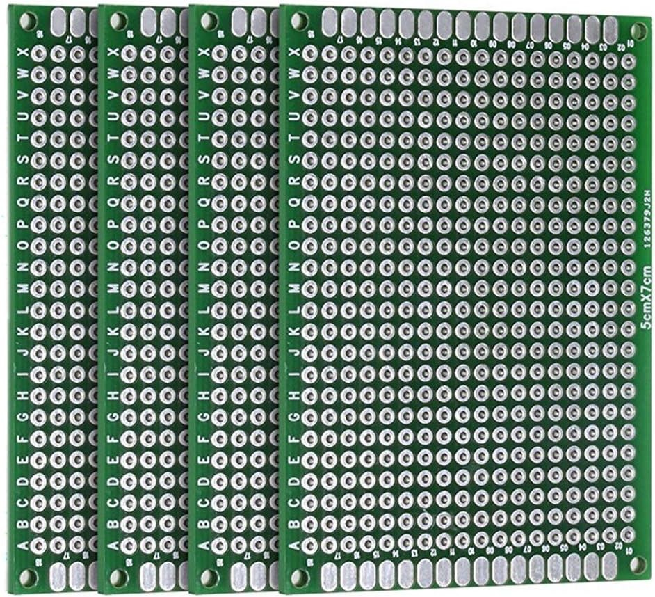 PCB Prototype Board Double Sided Solder Breadboard 5cm X 7cm Universal Printed