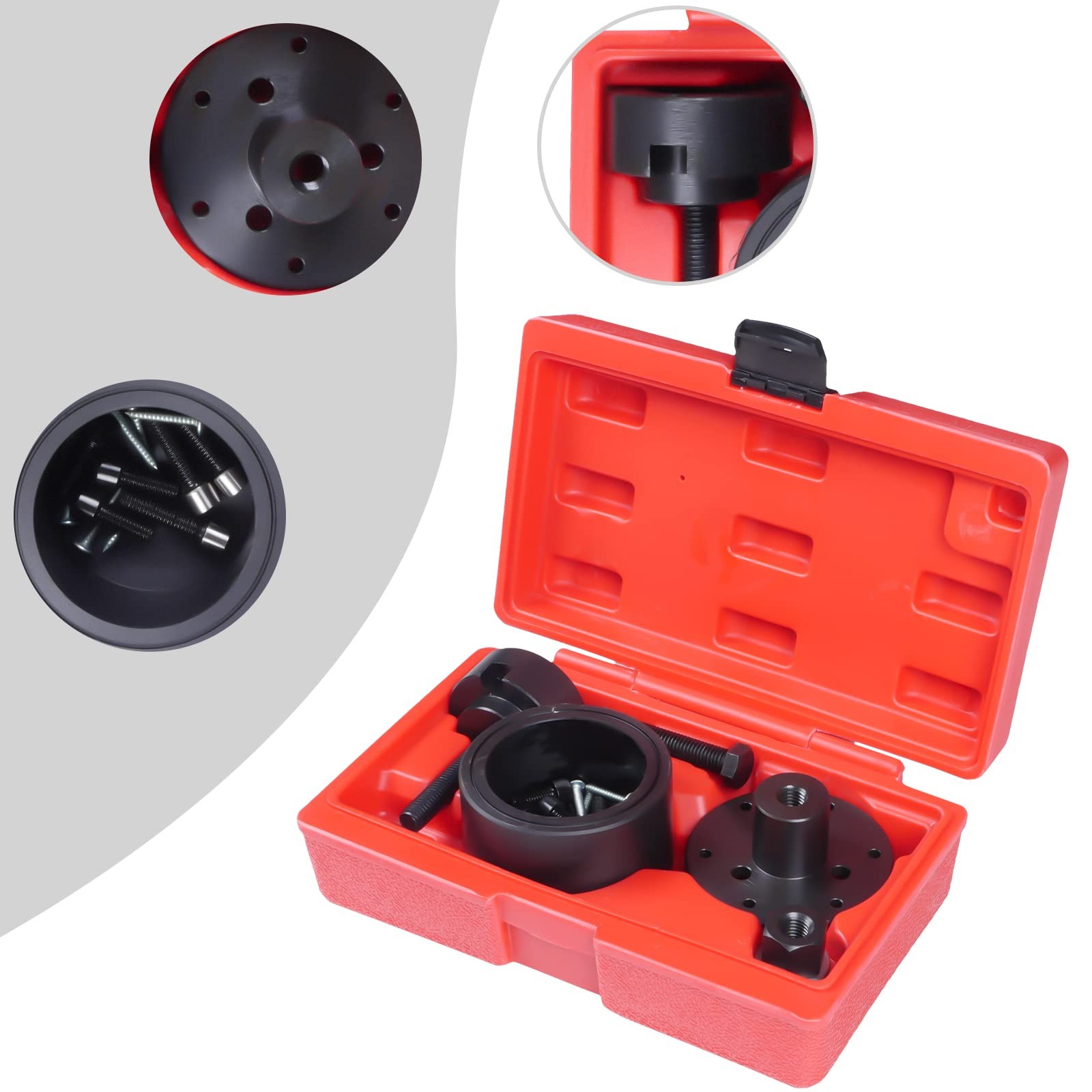 Crankshaft Front Oil Seal Kit for N40 N42 N45 N46 N52 Engines w/Storage Box