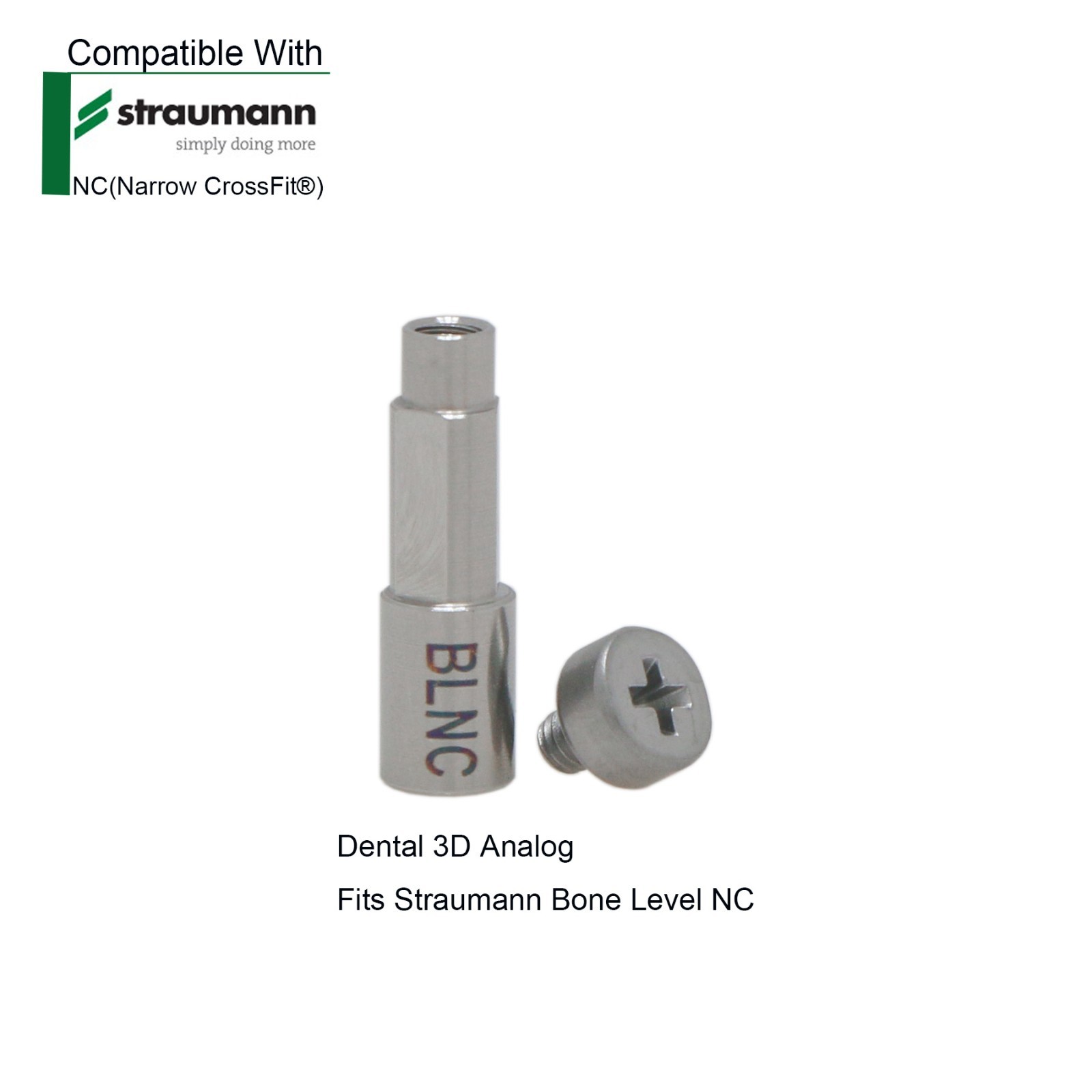 Dental NC/RC 3D Lab Analog Replica Compatible ITI Straumann Bone Level