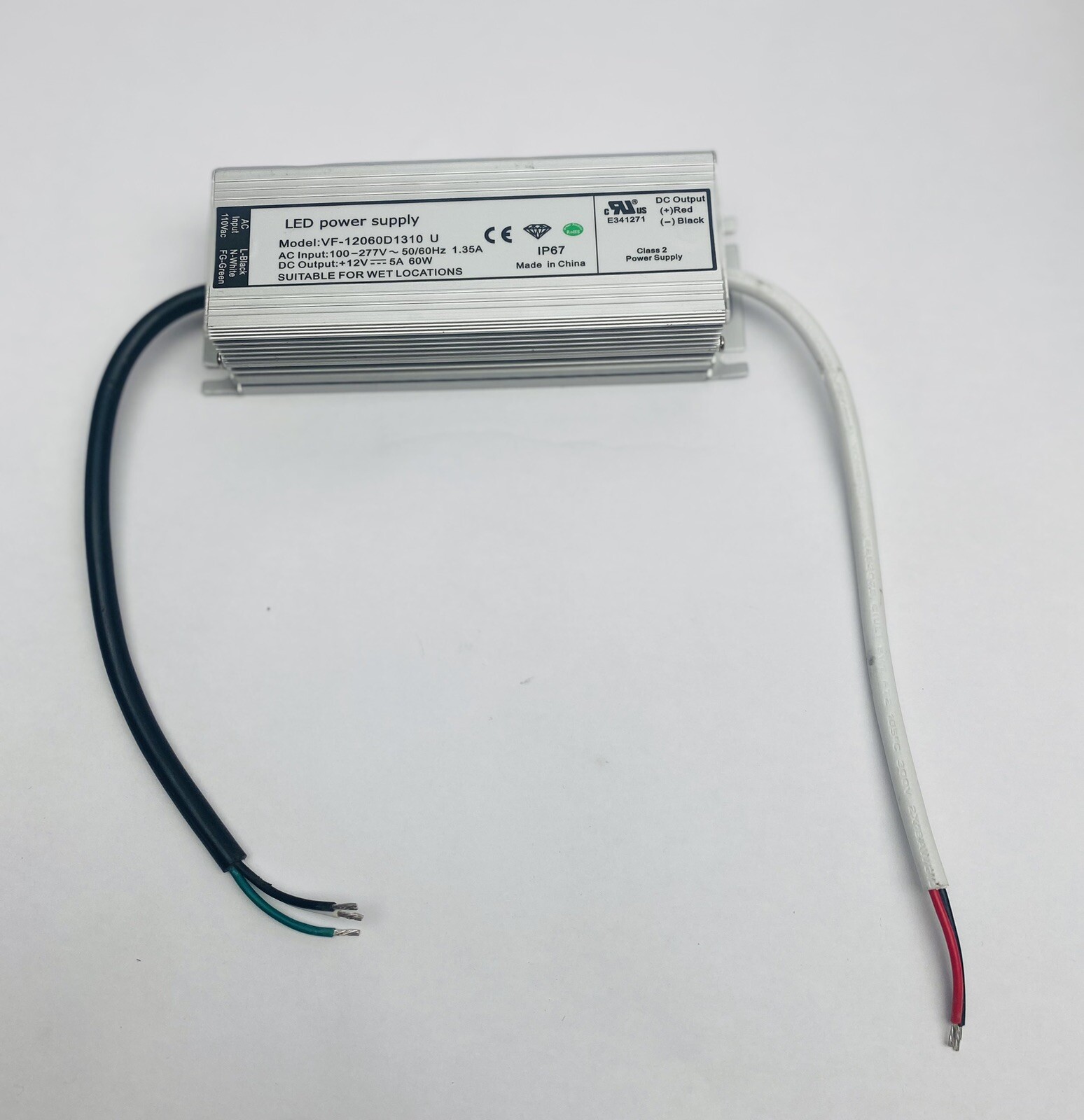 LED Power Supply VF-12060D1310 U AC100-277V 60W