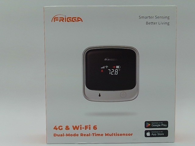 Frigga 4G Cellular & WiFi Temperature Humidity Monitor, 2 Years Subscription