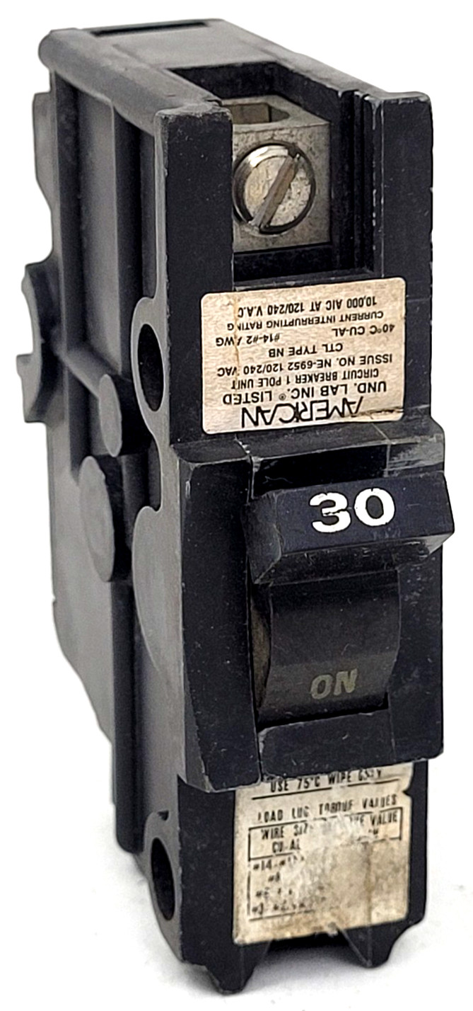 NB111030 FPE American 20 Amp 240 Volt 1 pole Circuit Breaker – Next Day Option