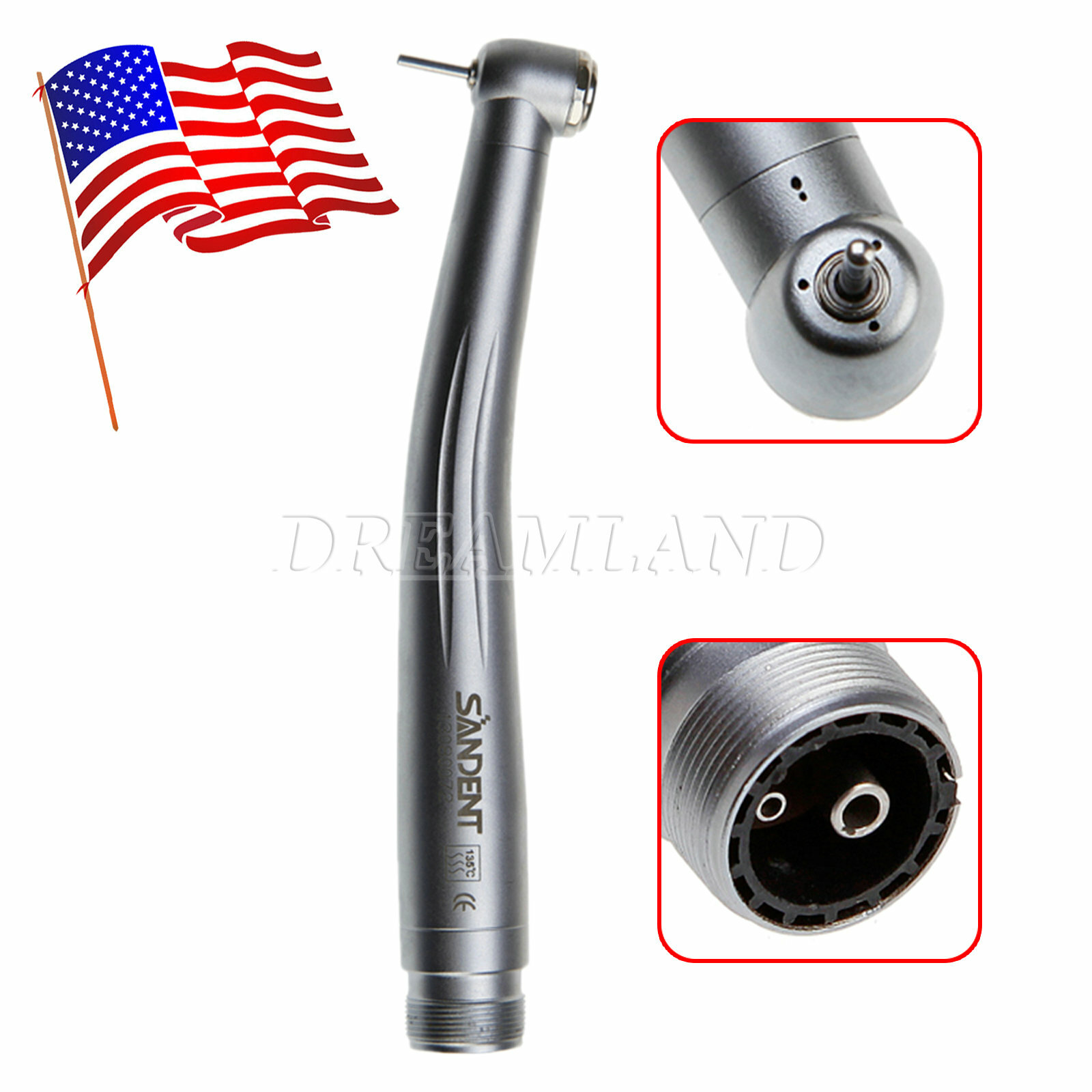 Turbina NSK PANA MAX Style Dental High Speed Handpiece Push Button 2/4Holes 2TYS