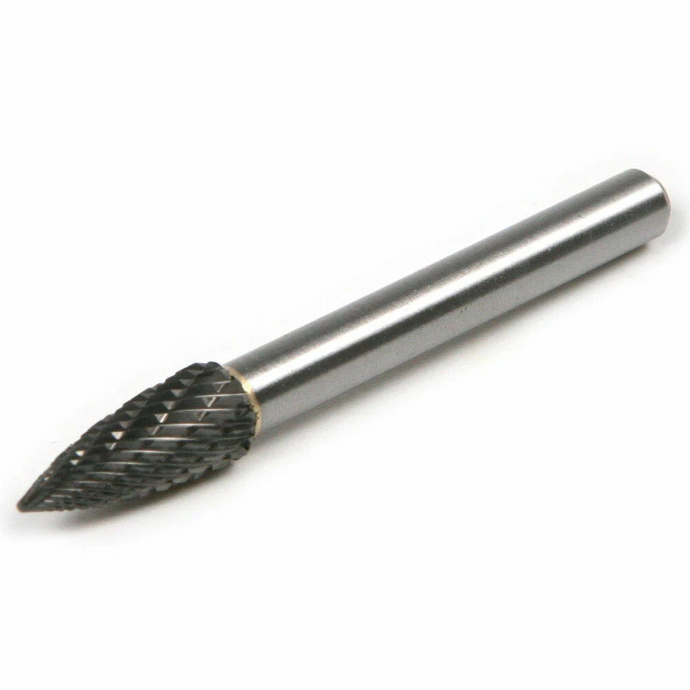 5 Types Dental Rotary Cutter Burs 1/4 Tungsten Carbide Burr 8mm Grinder Bit