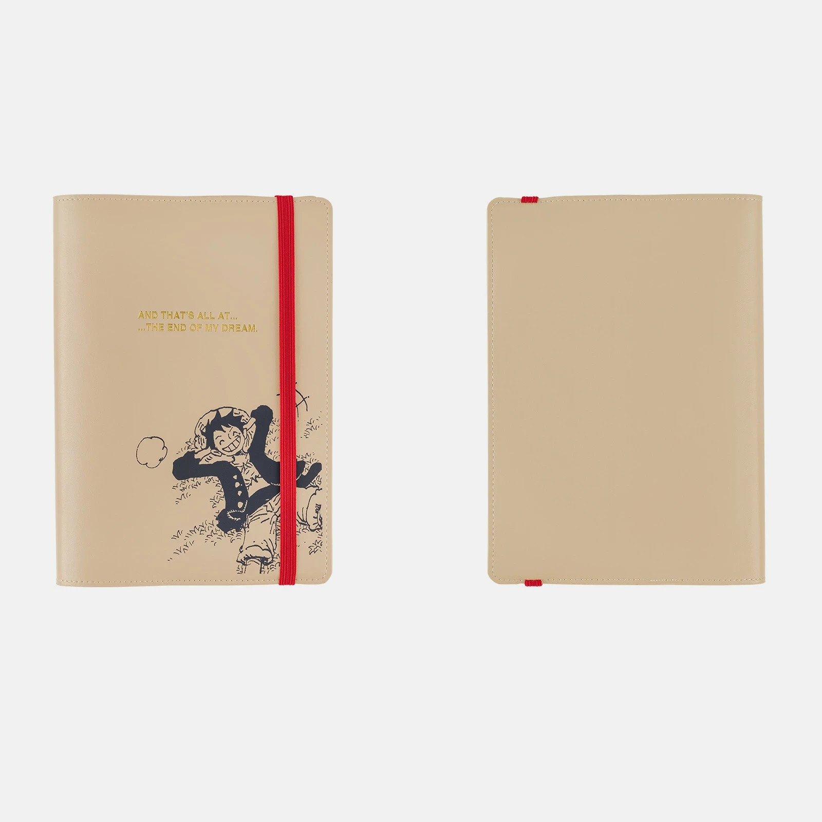 Hobonichi Techo Cover A5 ONE PIECE Magazine Luffy Dream Sand Beige
