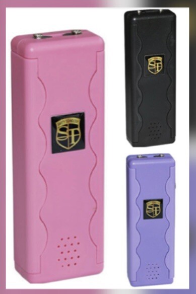 3 N 1 POLICE Self Defense 95M 4 “STUN GUN Rechargeable FLASHLIGHT Personal Alarm