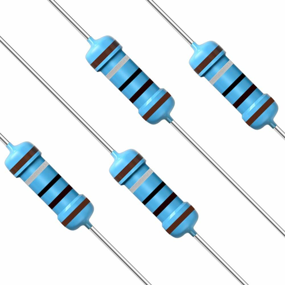 100 PCS 1/4w(0.25 watt) 1% metal film resistors Over200 Various Value YOU CHOOSE