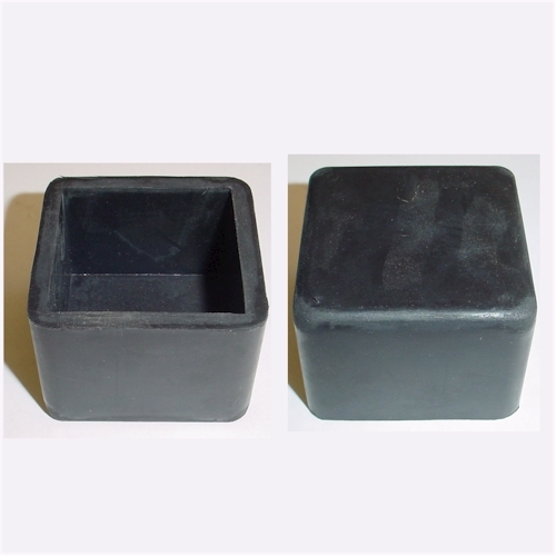 4 ea Rubber External End Cap Covers for 2 x 2 Square Tubing