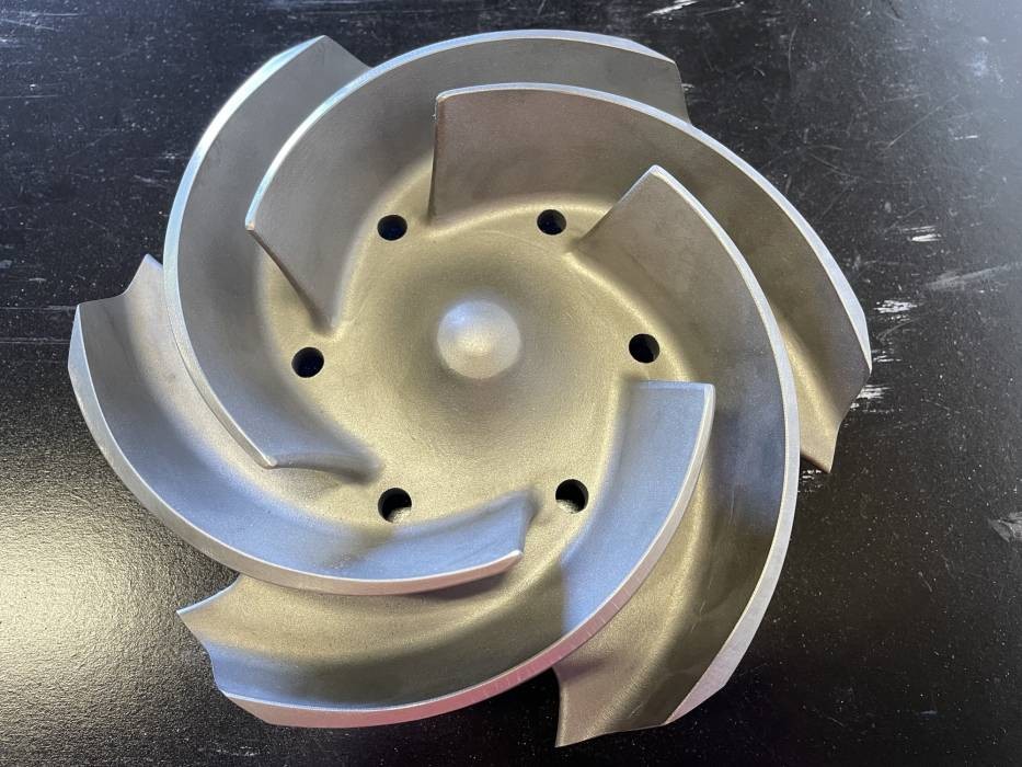 Goulds 3196MTX 4×6-10G ANSI Pump Impeller, CD4M, Dia: 8.75″ #101655