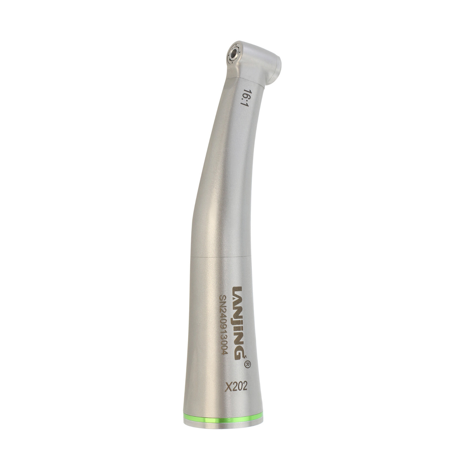 LANJING Dental Endo Handpiece 16:1 Contra Angle Fiber Optic Mini Head ISO E Type