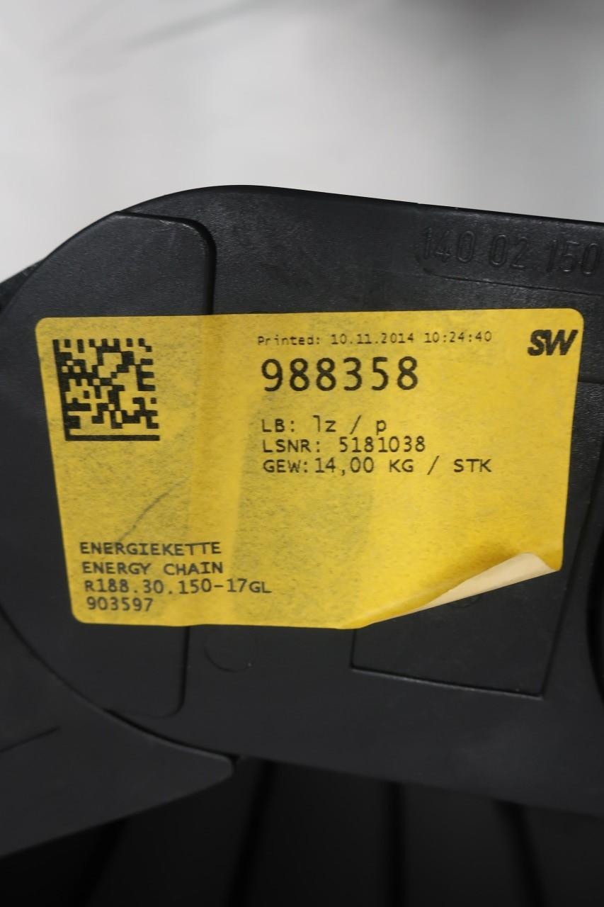 Igus 188.30.150.0.B Cable/wire Carrier 5-1/4ft 12in