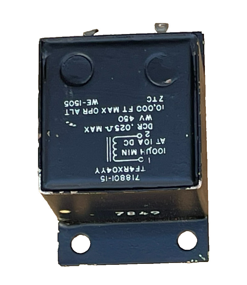 Vintage Transformer 718801-15 TF4RX04YY 100UF 10.000 FT MAX OPR ALT WE-1505