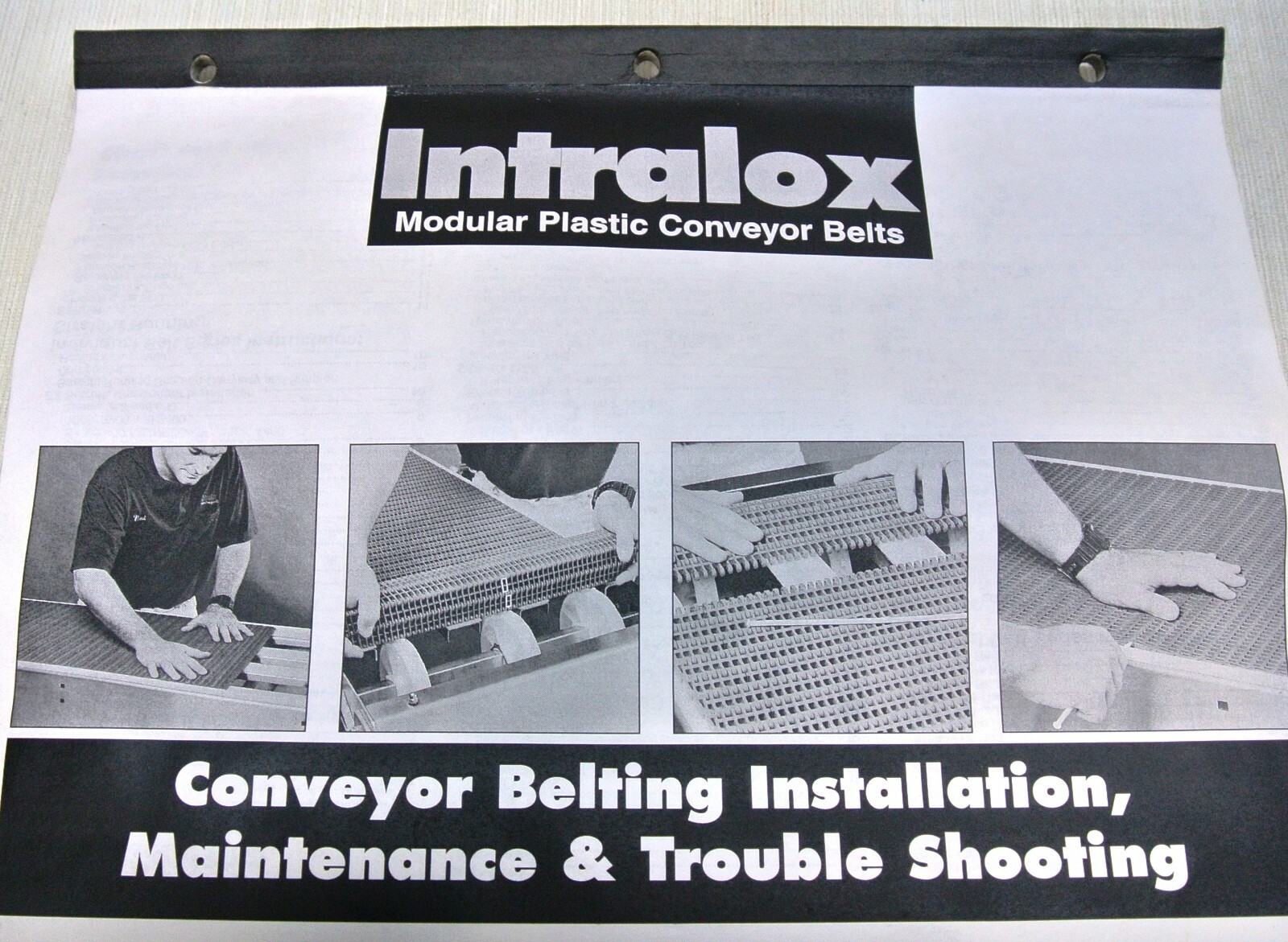 Intralox Modular Plastic Conveyor Belts (4 sections total 35′ 9 1/2″) Free Ship