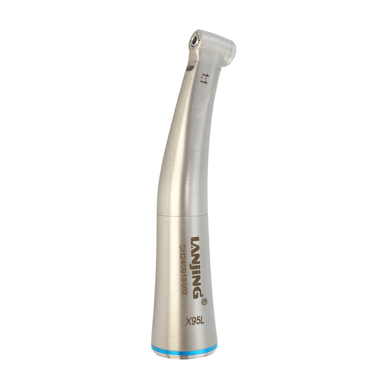 Dental Fiber Optic Contra Angle Low Speed Handpiece Mini 1:1 Electric ISO E Type