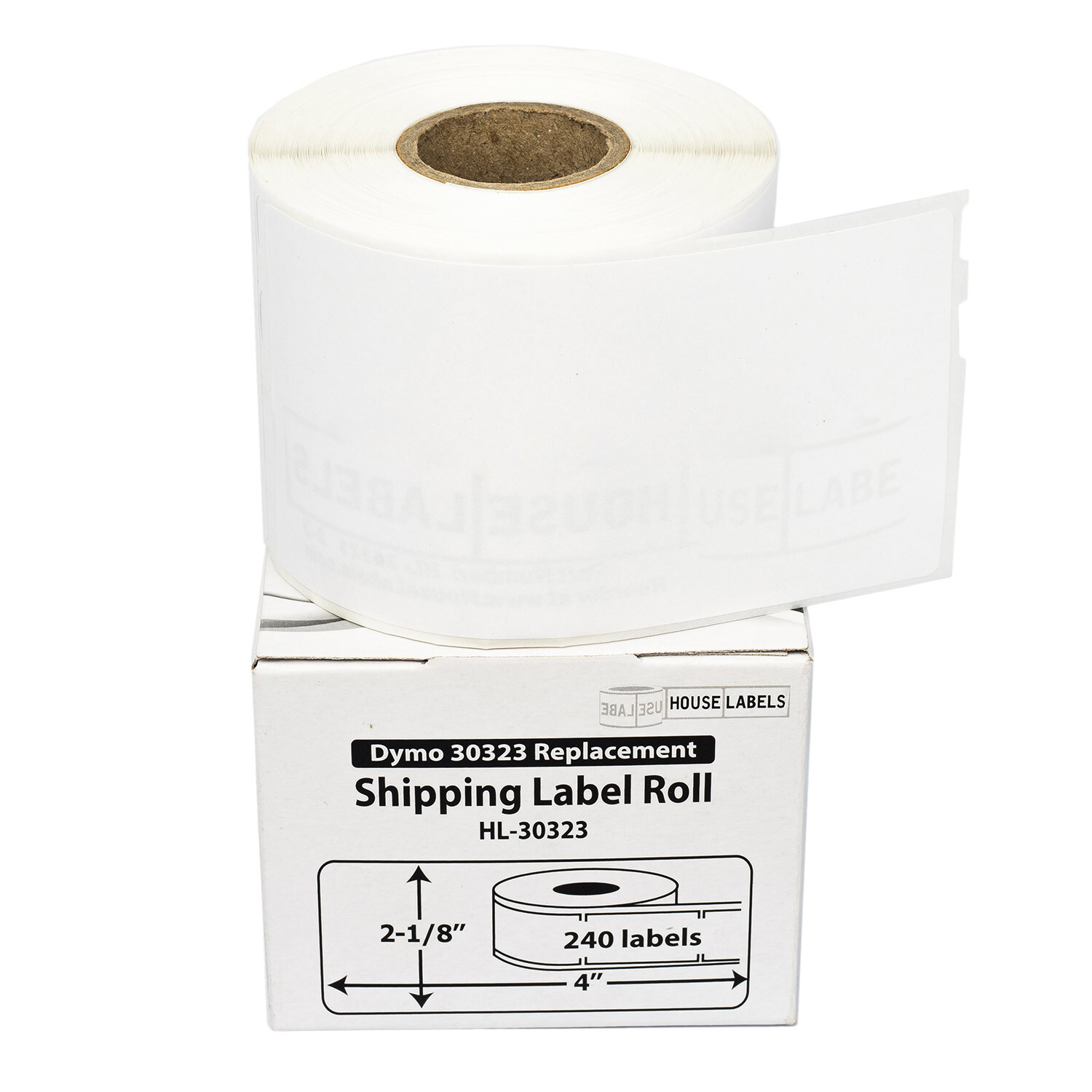DYMO LW 30323 / 30573 Direct Thermal Shipping Labels – (12) Rolls – 2-1/8″ x 4