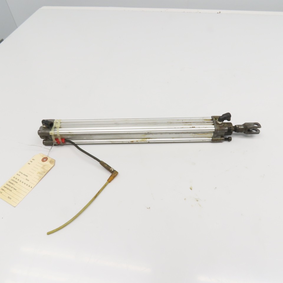 1″ Bore 12″ Stroke Double Acting Air Cylinder Nose Mount 12mm Rod