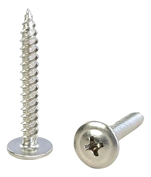 #8 x 1-1/4″ -50 Qty Stainless Phillips Modified Truss Head Wood Screws (BCP1215)