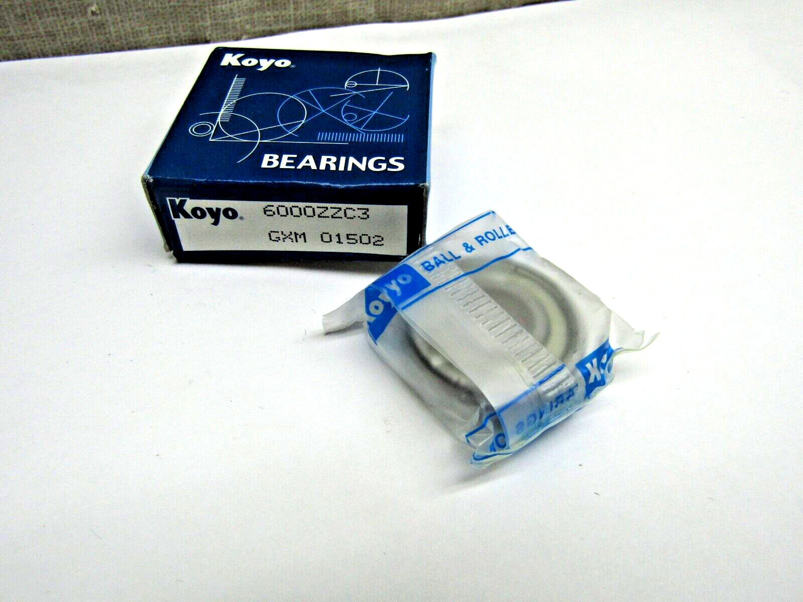Koyo 6000-ZZ C3 10mm x 26mm x 8mm Shielded Bearing