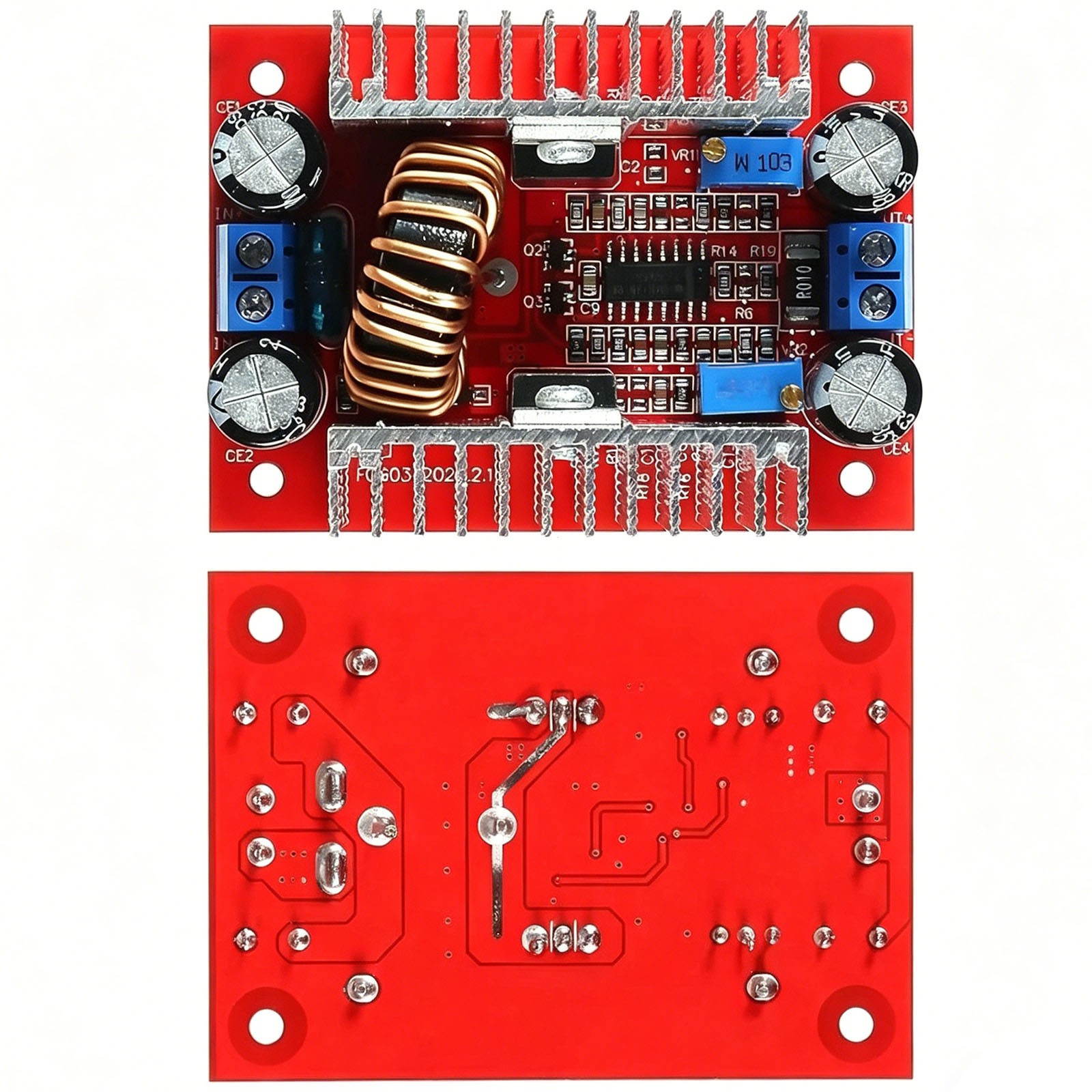 2Pack 400W DC-DC Step Up Boost Buck Voltage Converter Power Supply Module 15A