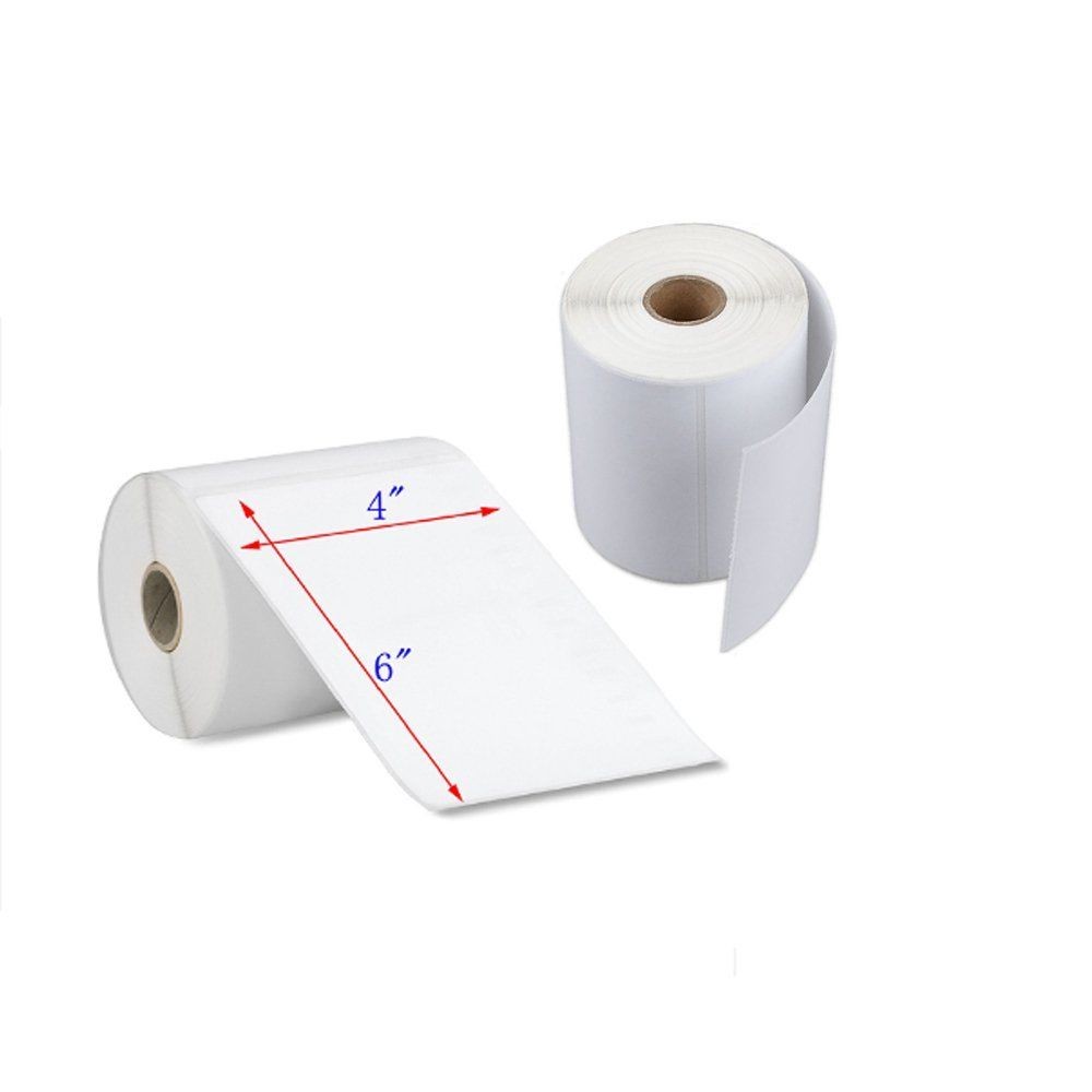 2-200 Rolls 4×6 Direct Thermal Shipping Labels 250/Roll Zebra Eltron 2844 ZP450