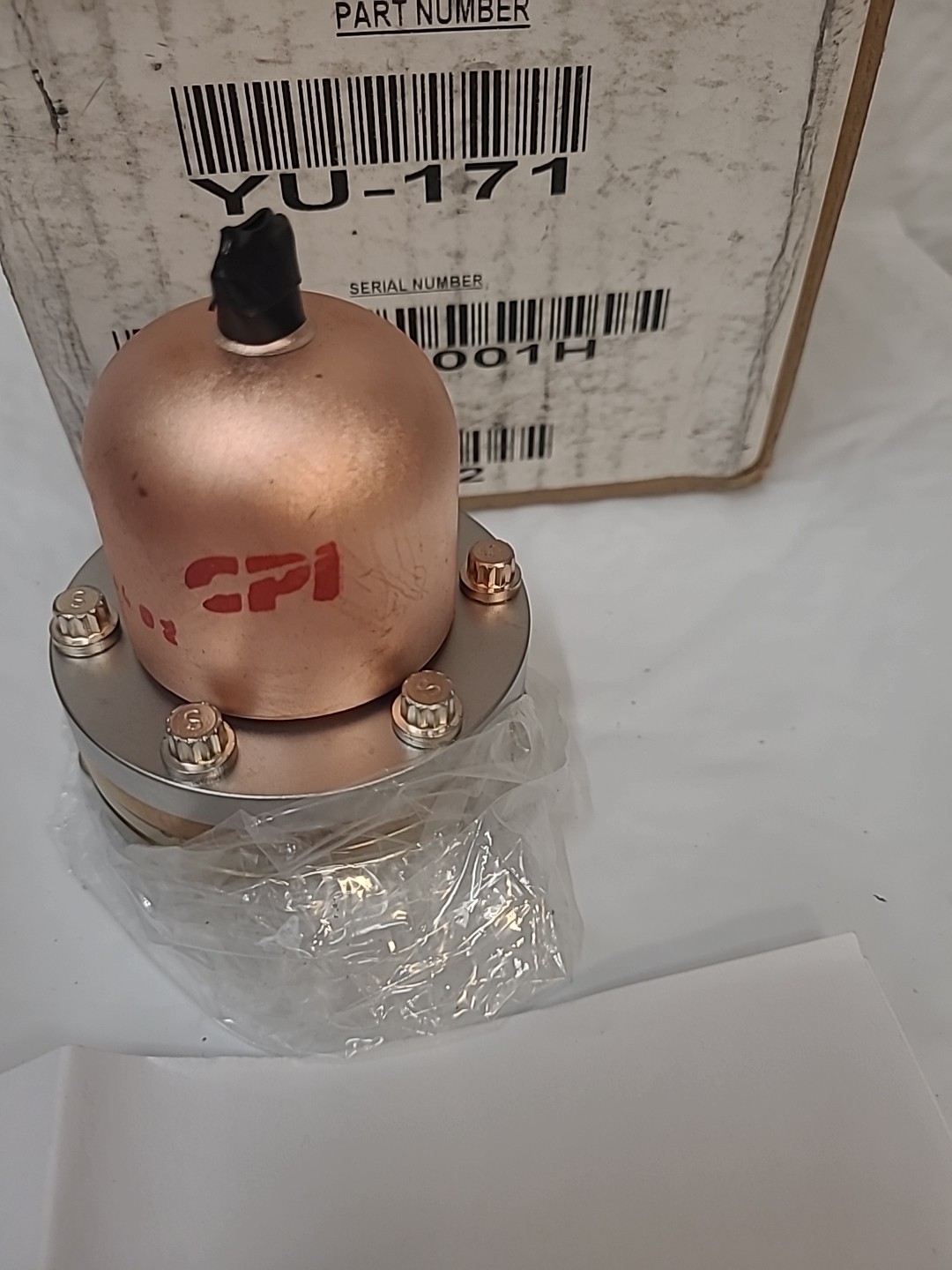 CPI Cathode Eb=2000V, Ec=60V, Ib=6.5A, Part Number YU-171