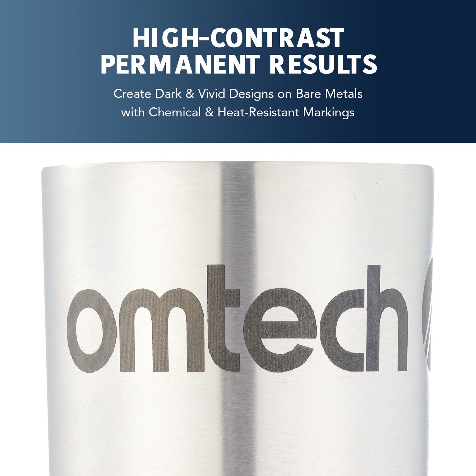 2Pcs OMTech Laser Inks Black Metal Laser Spray For CO2 Fiber YAG Metals Marking