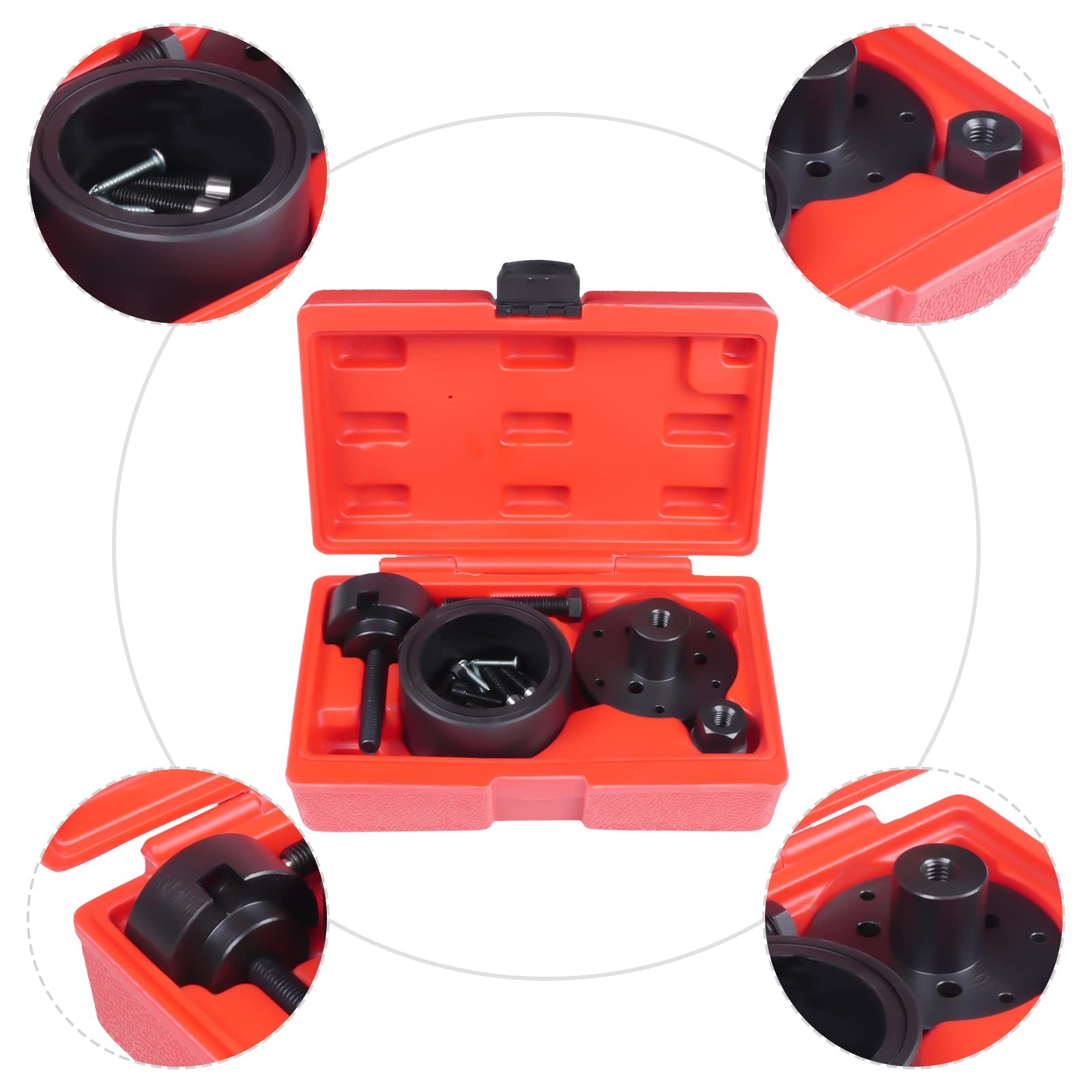 Crankshaft Front Oil Seal Kit for N40 N42 N45 N46 N52 Engines w/Storage Box