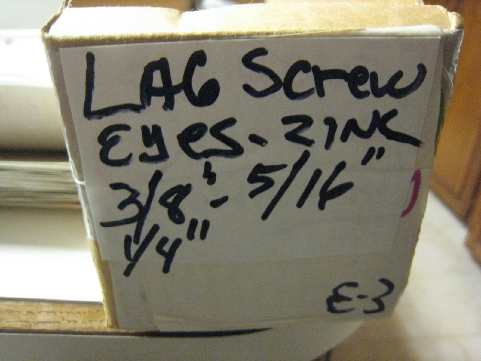 14 yes 14 Zinc Plated Lag Screw Eyes 3/8″ x 8″ long Hardware House 568807
