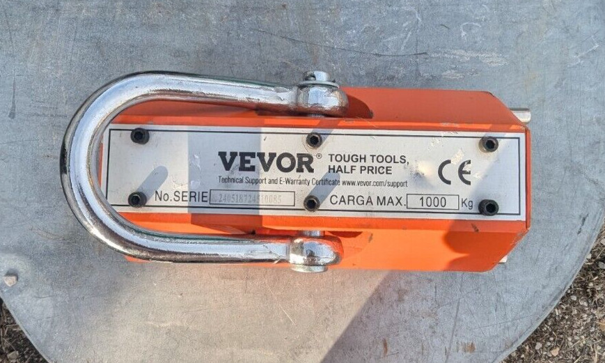 Vevor Magnetic Pull- 2200 LBS Cargo Max. 1000 Kg (Doesn’t Come W/ On/Off Handle)