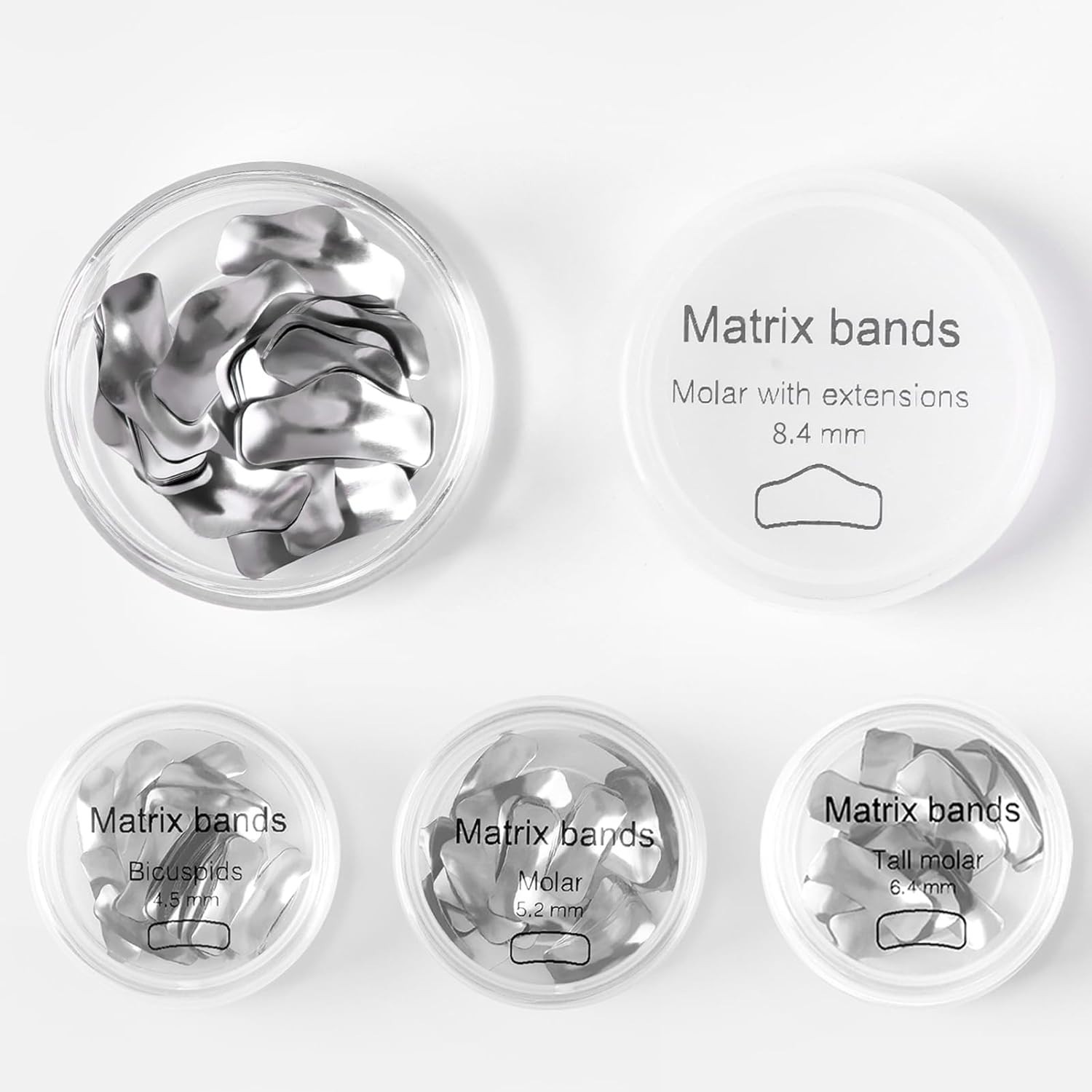 Dental Matrix Bands Ring Sectional Matrix System Tulwar Wedges Fit Palodent V3