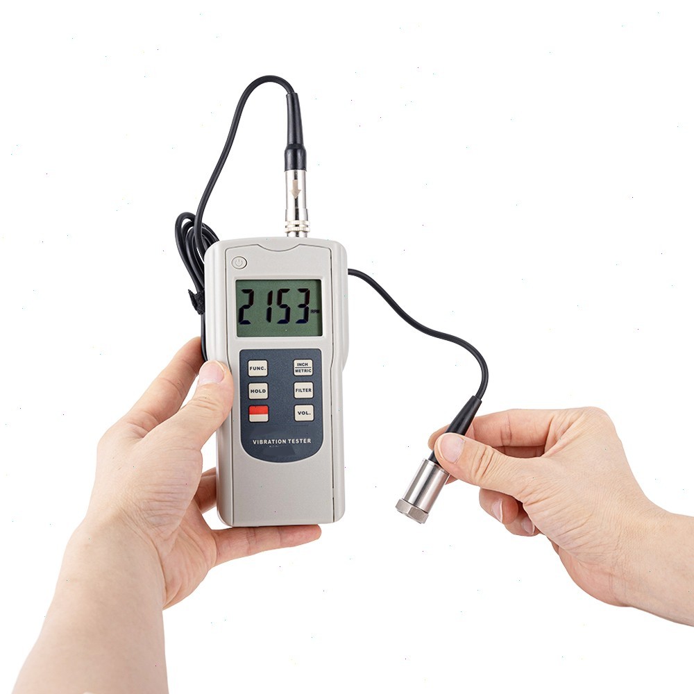 Digital Vibration Meter with Acceleration 0.1-400.0 m/s² Software and USB Cable