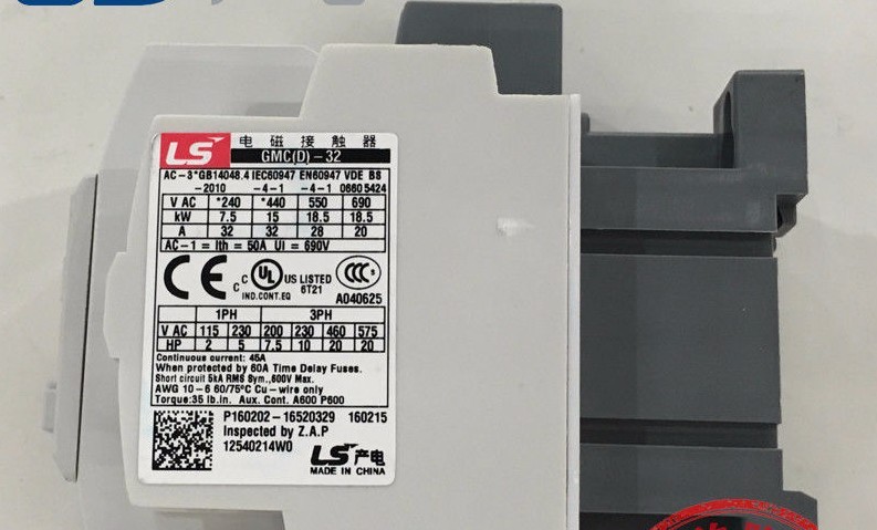 1PC New LS LG GMC-32 AC220V Contactor GMC32 In Box Free Shipping #US