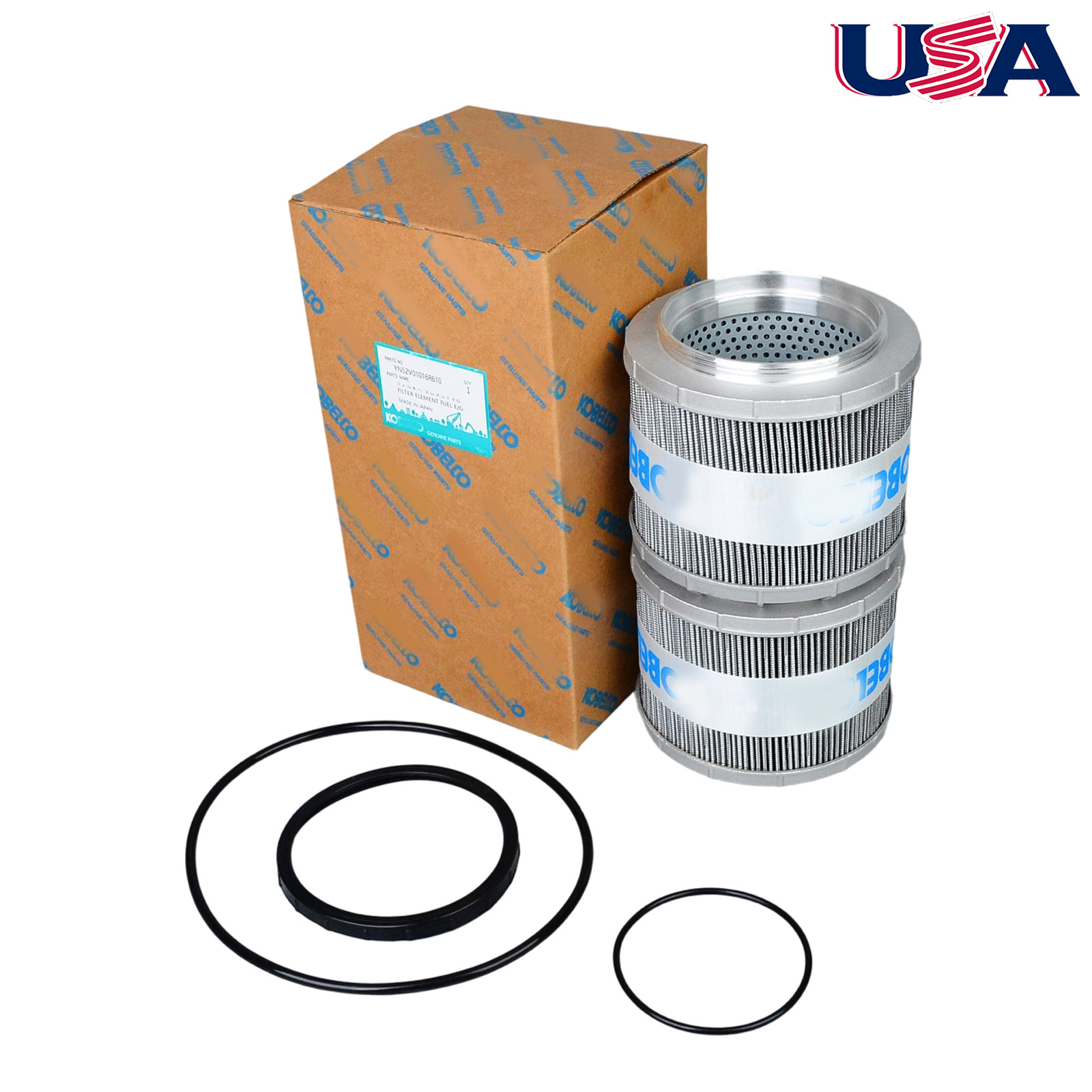 Hydraulic Filter Cover With Seals YN52V01016R610 For Kobelco Excavator
