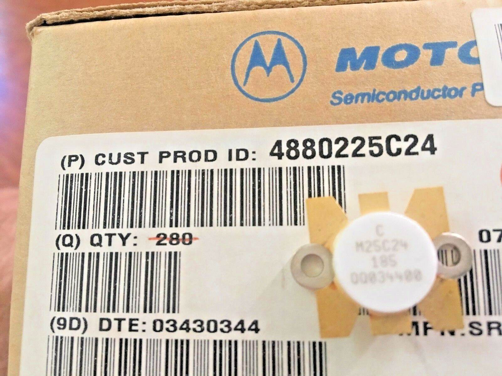 1 Piece | Motorola M25C24 | FREE Shipping within the US!