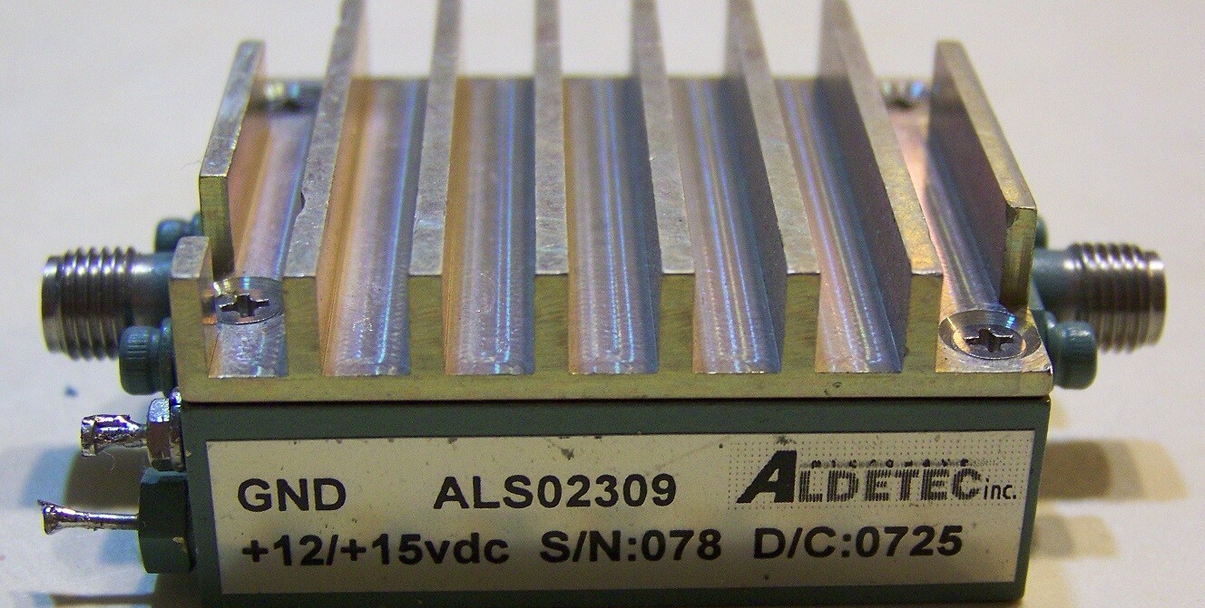 Very nice Medium power amp .05 – 3.2GHz 25dB gain, 24dBm P1 (250mW) IP3= 39dBm!
