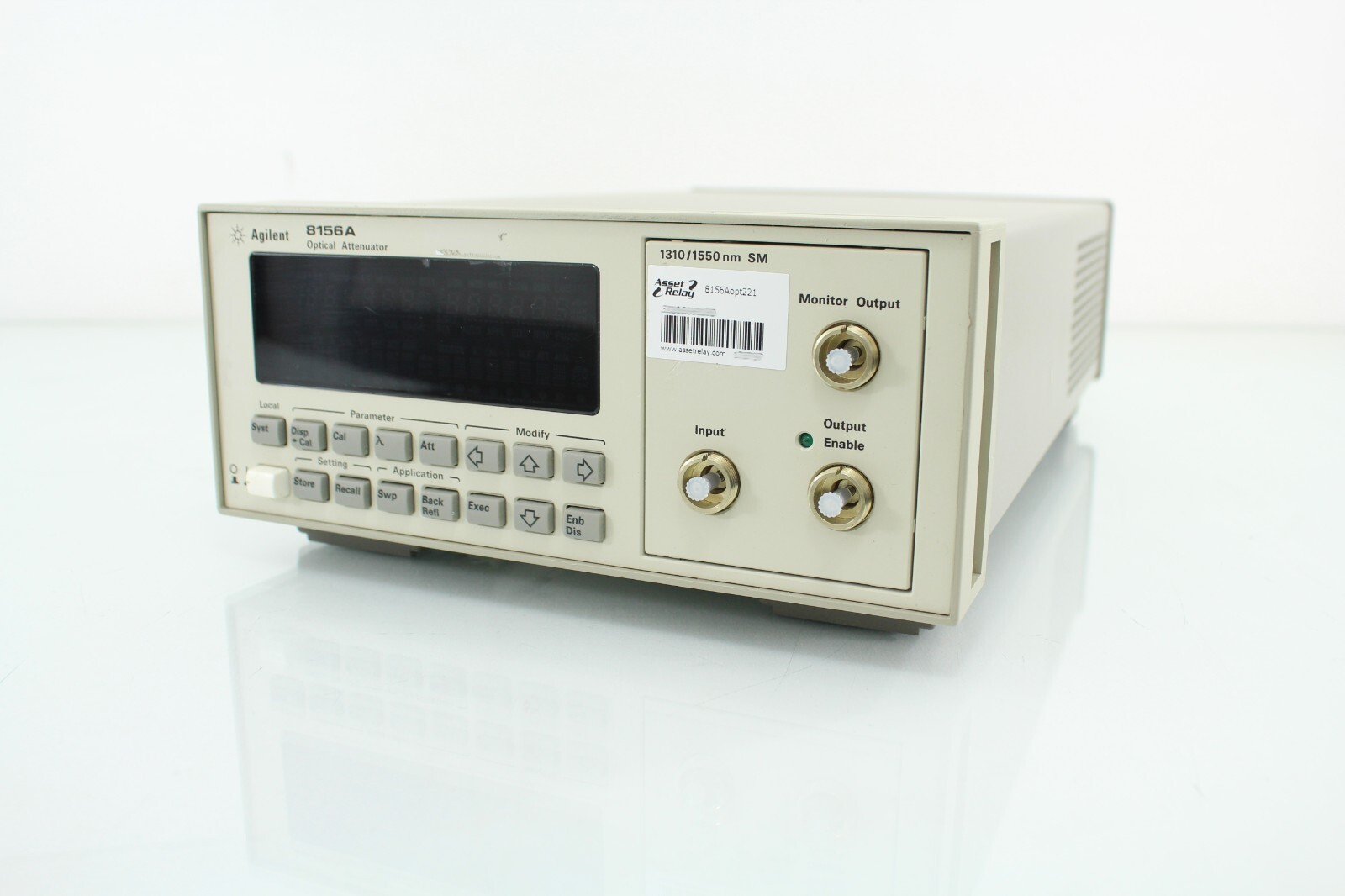 Agilent HP 8156A Optical Attenuator with Option 221 – Calibration included