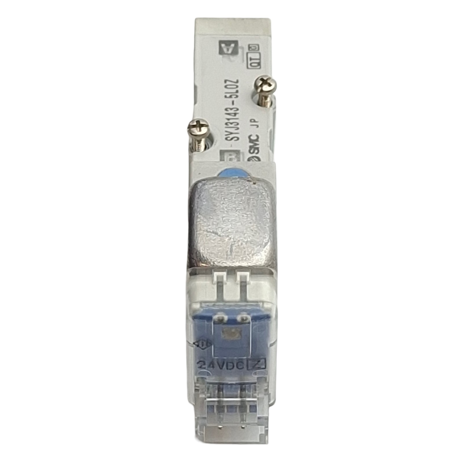 SMC SYJ3143-5LOZ Solenoid Valve, 5/2-Way, 0.15-0.7MPa, Base-Mount, 24VDC Coil