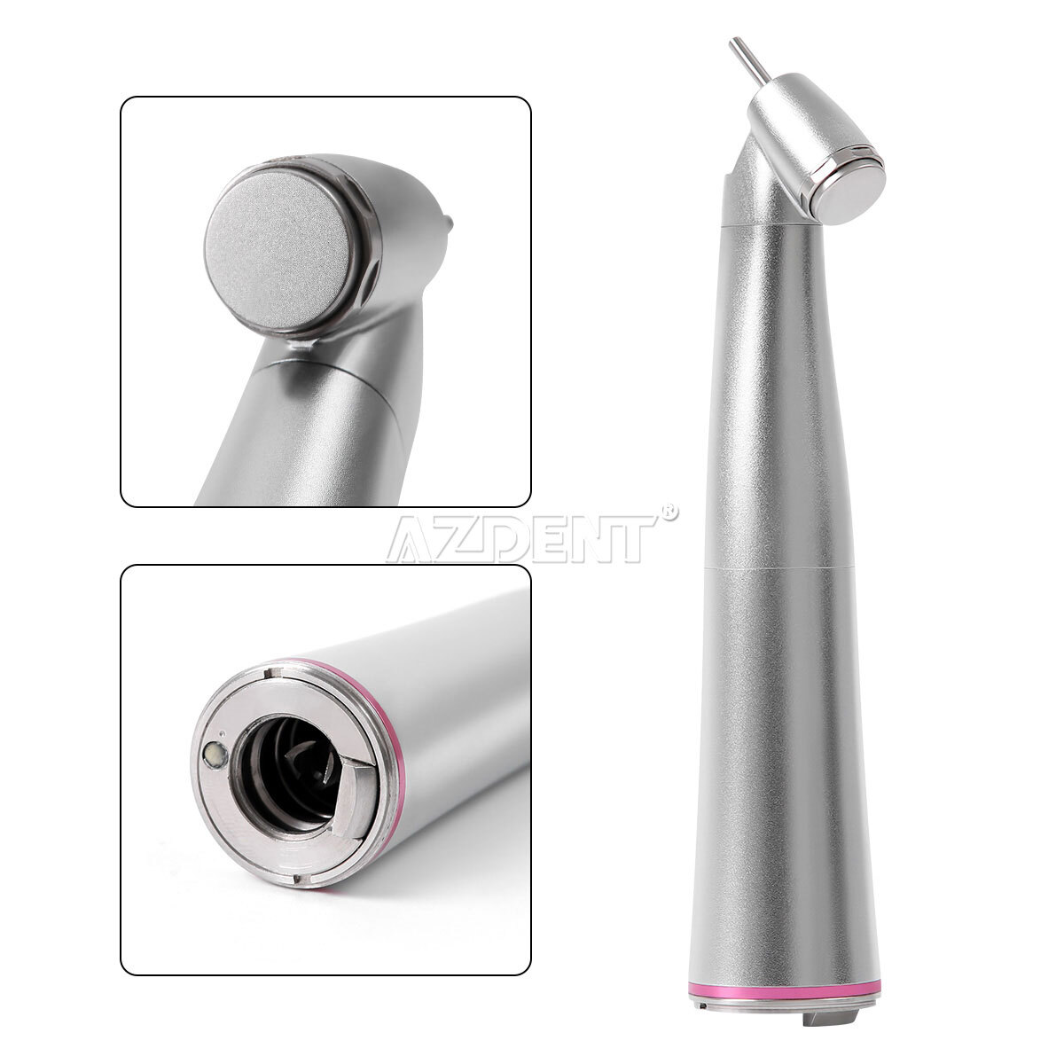 Dental 45° 1:4.2 Increasing Contra Angle Fiber Optic Handpiece Inner External