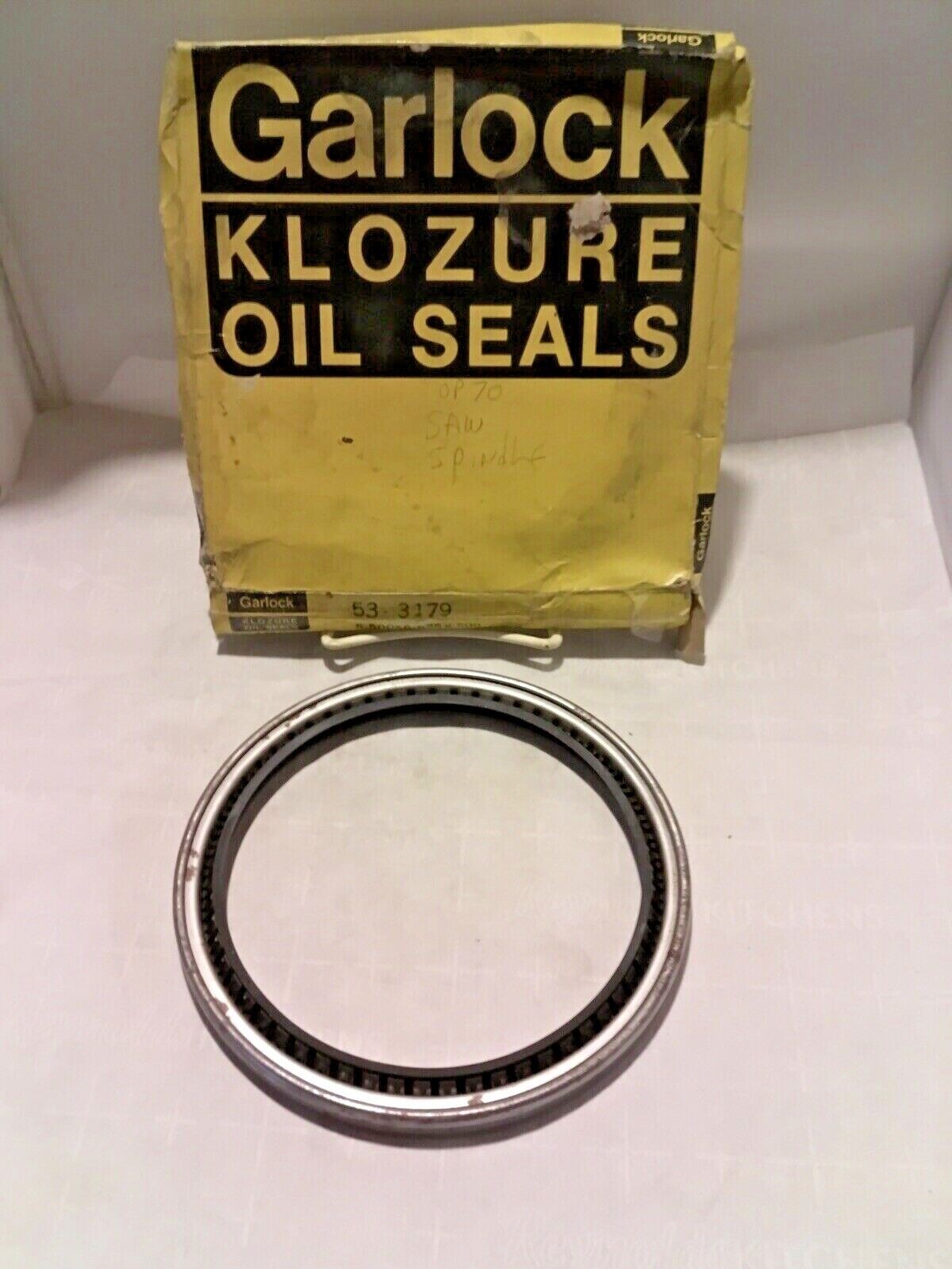 Garlock 53 x 3179 Klozure Oil Seals Size 5.500 X 6.625 X 0.500 Inch NOS