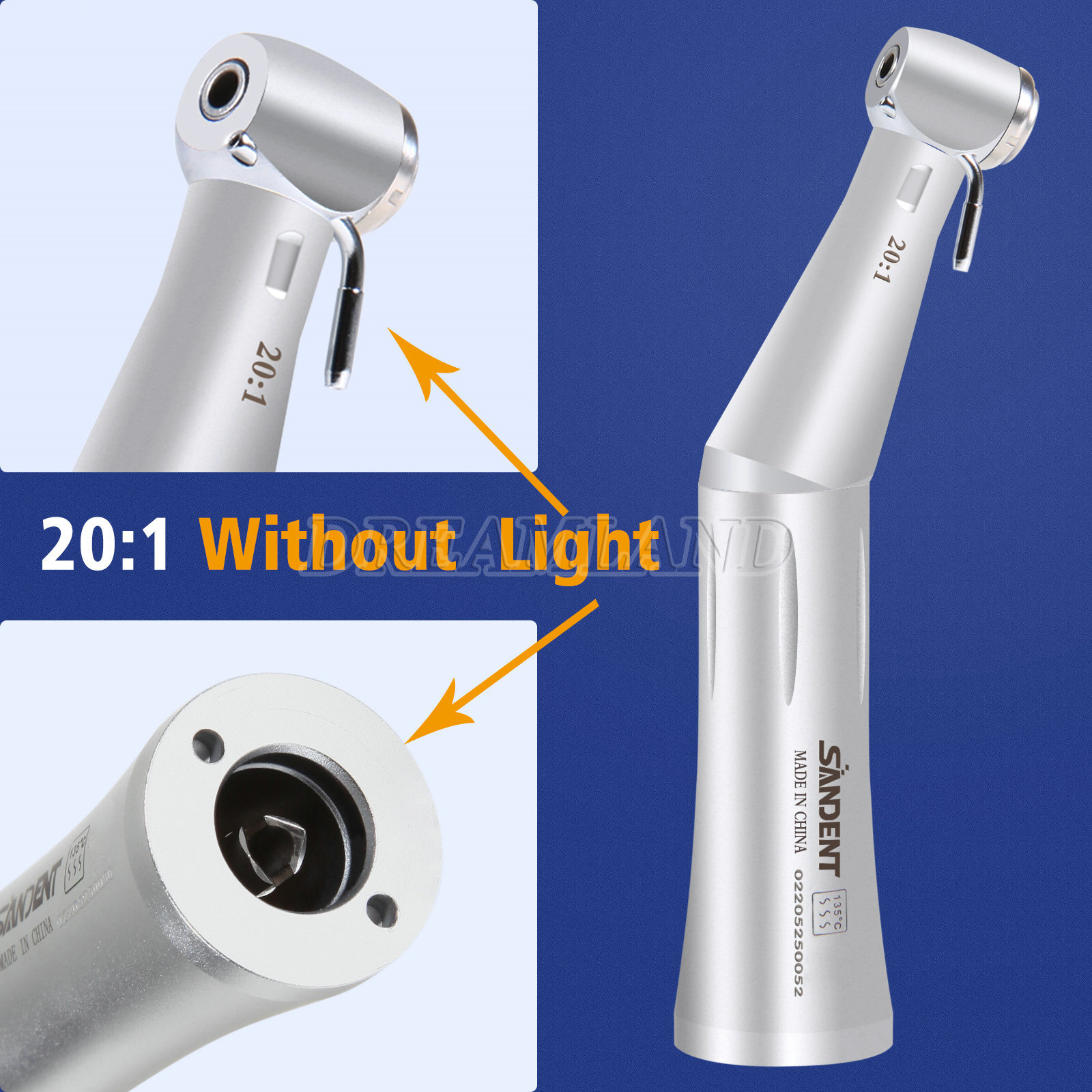 1-5* NSK Type Dental 20:1 Reduction Implant Surgical Contra Angle Handpiece SG20