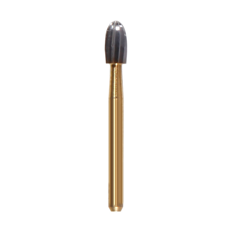 10X Dental Tungsten Carbide Burs Trimming Finishing Egg Football Bur FG 7408