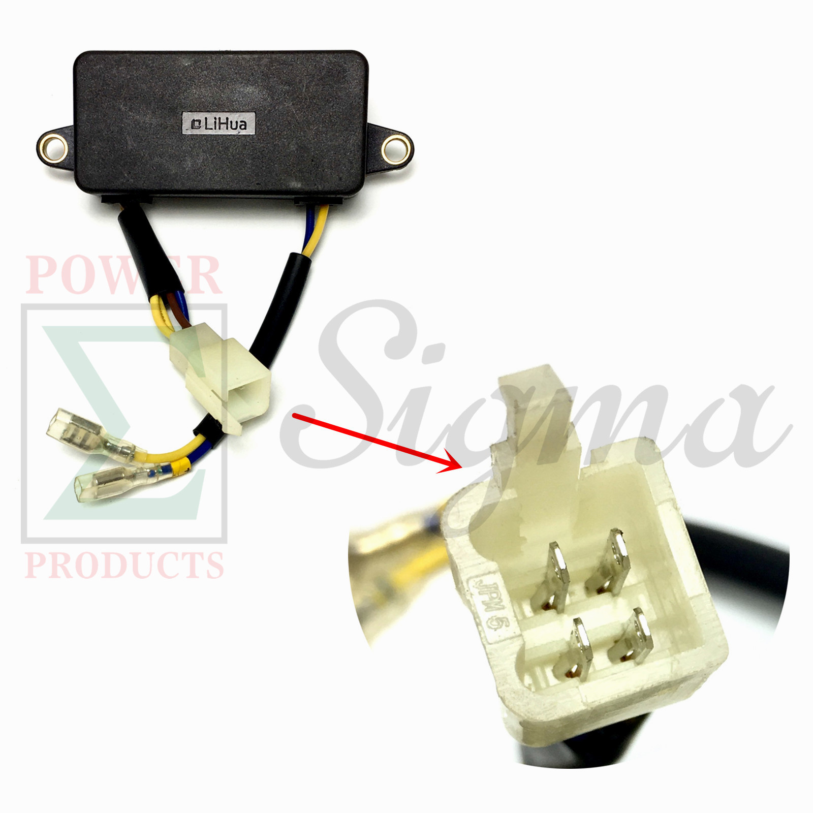 New Lihua Square AVR Automatic Voltage Regulator 2.2KW 2.5KW 2.8KW Gas Generator