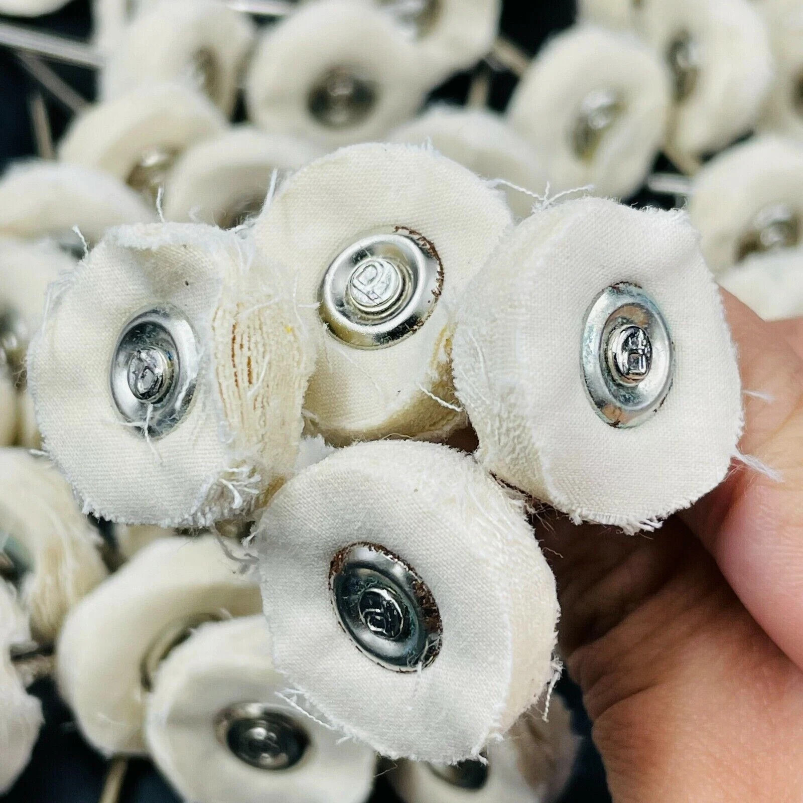 Dental Odontologia Cotton Cloth Buffing Rotary Grind Polishing Brush Wheel Tools