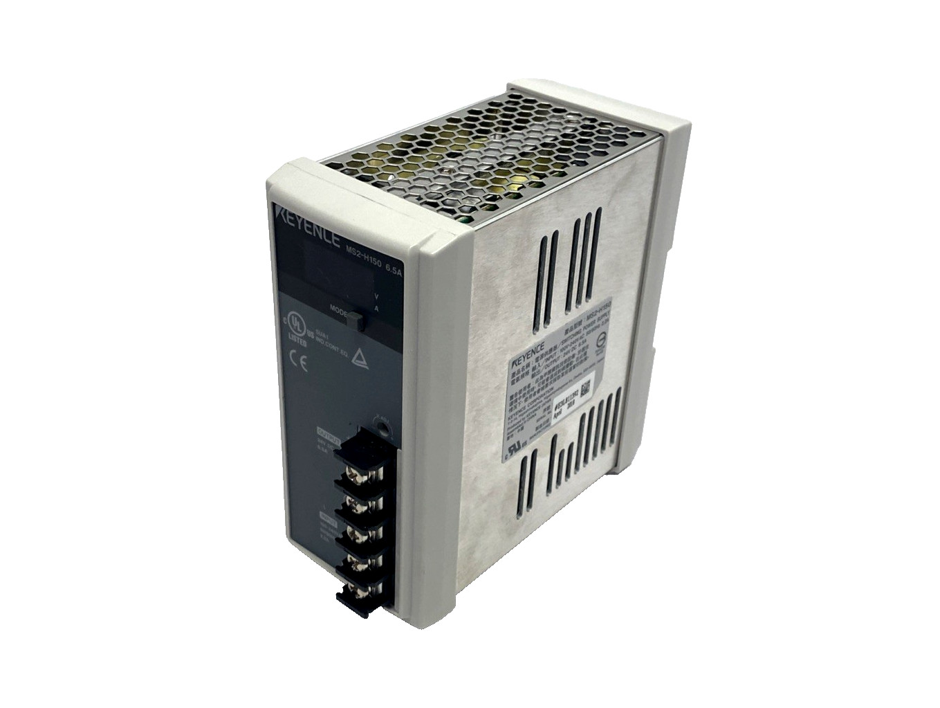 Keyence MS2-H150 Compact Power Supply, 85-264VAC 110-370VDC, 24VDC 6.5A 150W Out