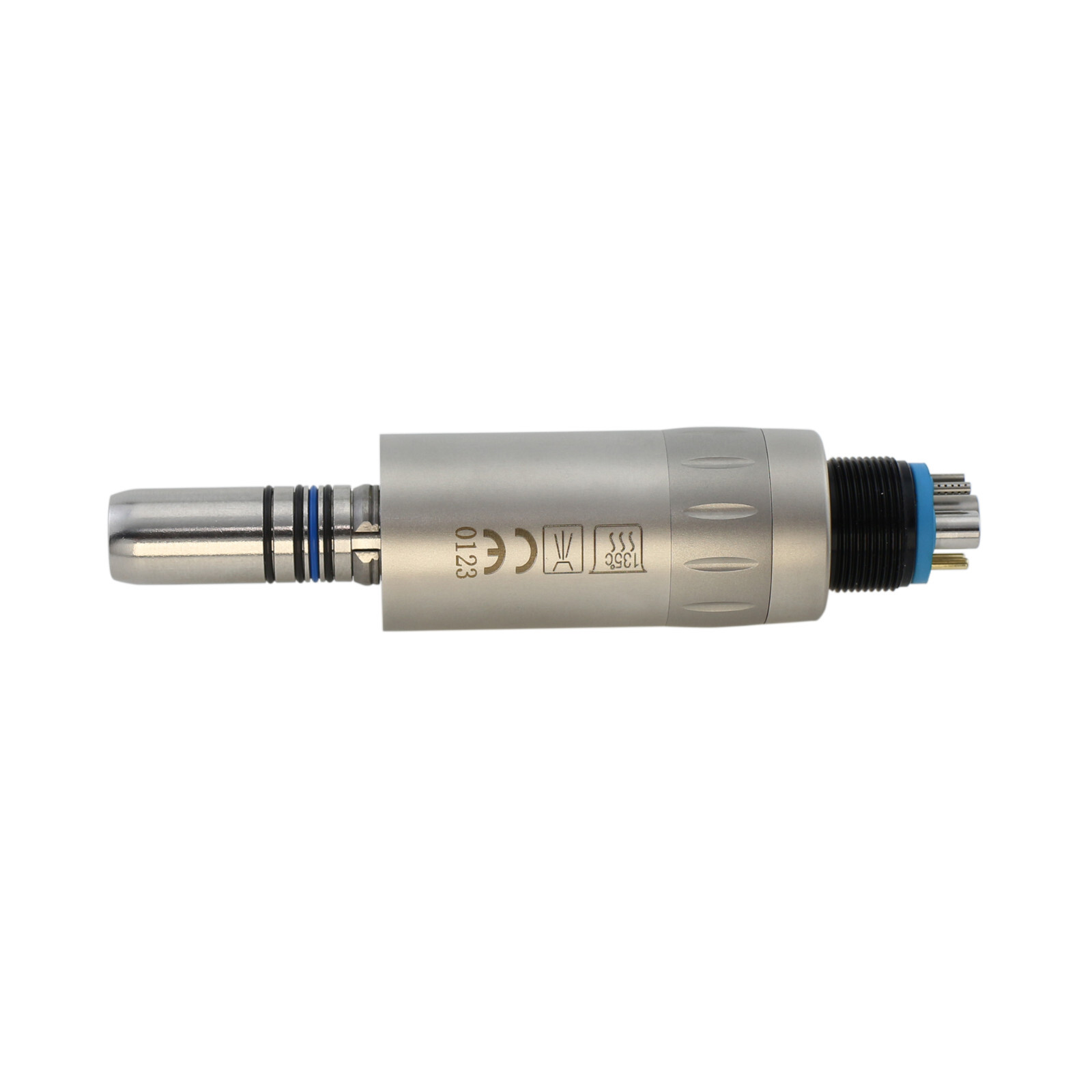 Dental Mini Air Motor Low Speed Handpiece 4 Holes LED 6 Pin ISO E Type LANJING