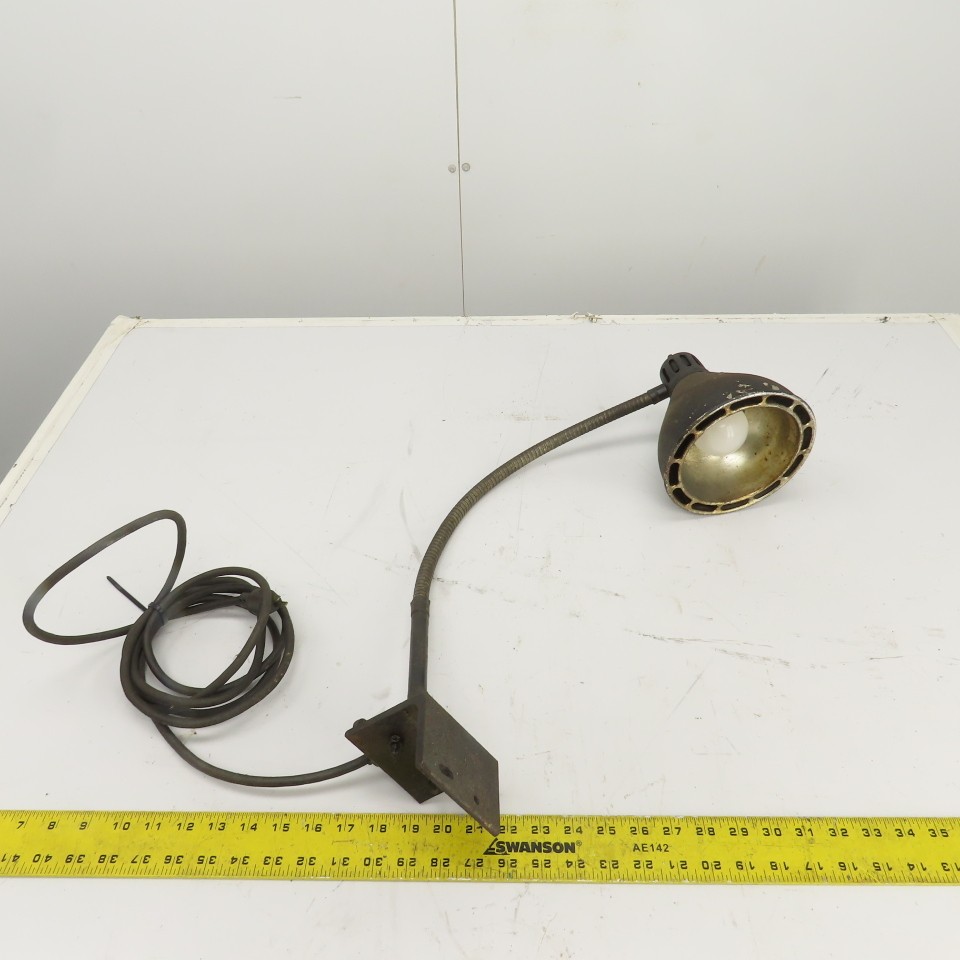 Direct Mount Task Machine Gooseneck Light Flexible 24″ 115V Single Phase