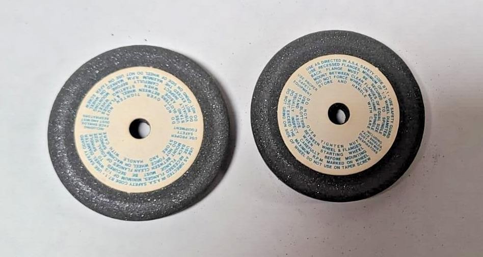 Lot of 2 Matz USA 223-M Wheel Rubberized Abrasive Rubber 10500 RPM