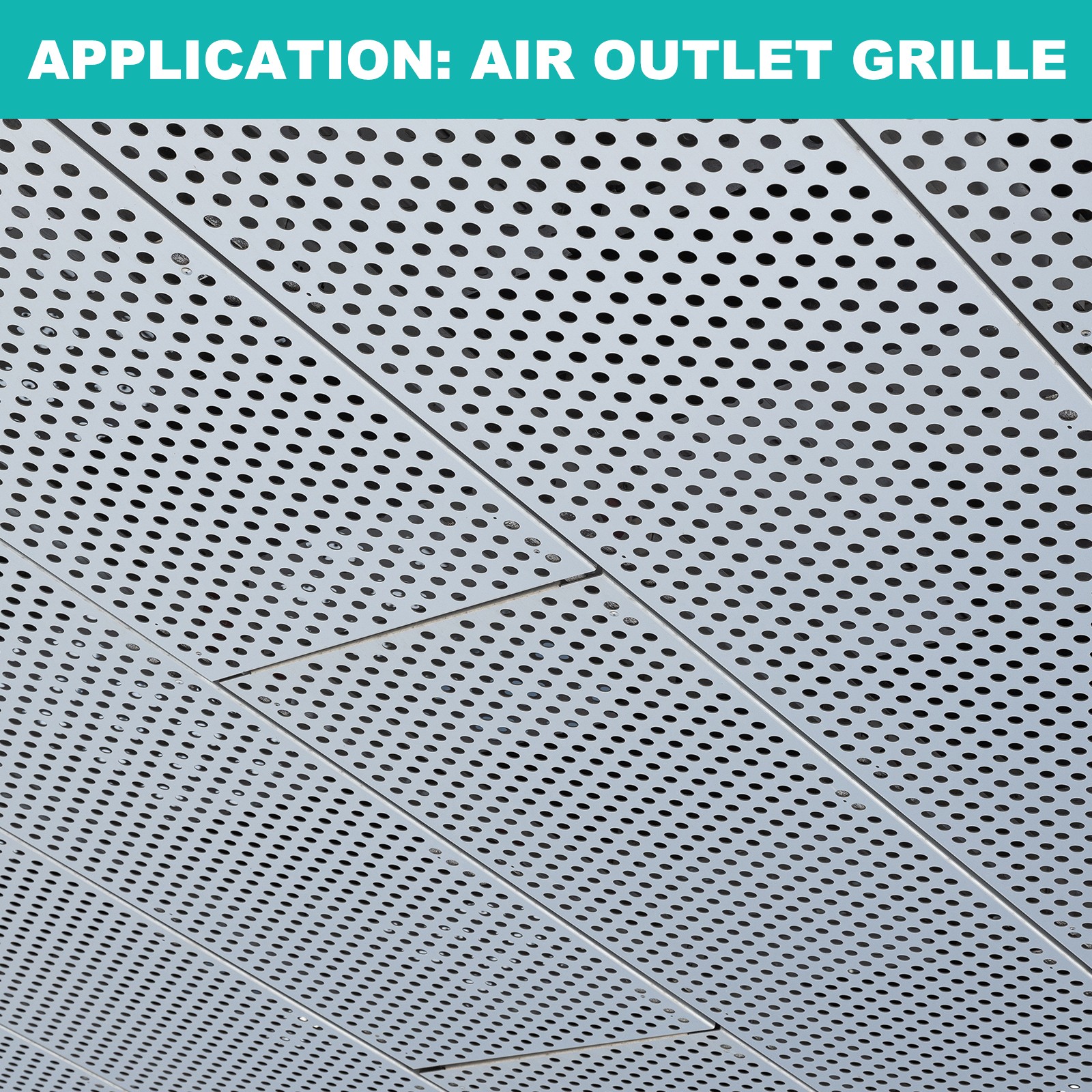 20GA 11.8″x11.8″ Round Hole 304 Stainless Steel Perforated Sheet