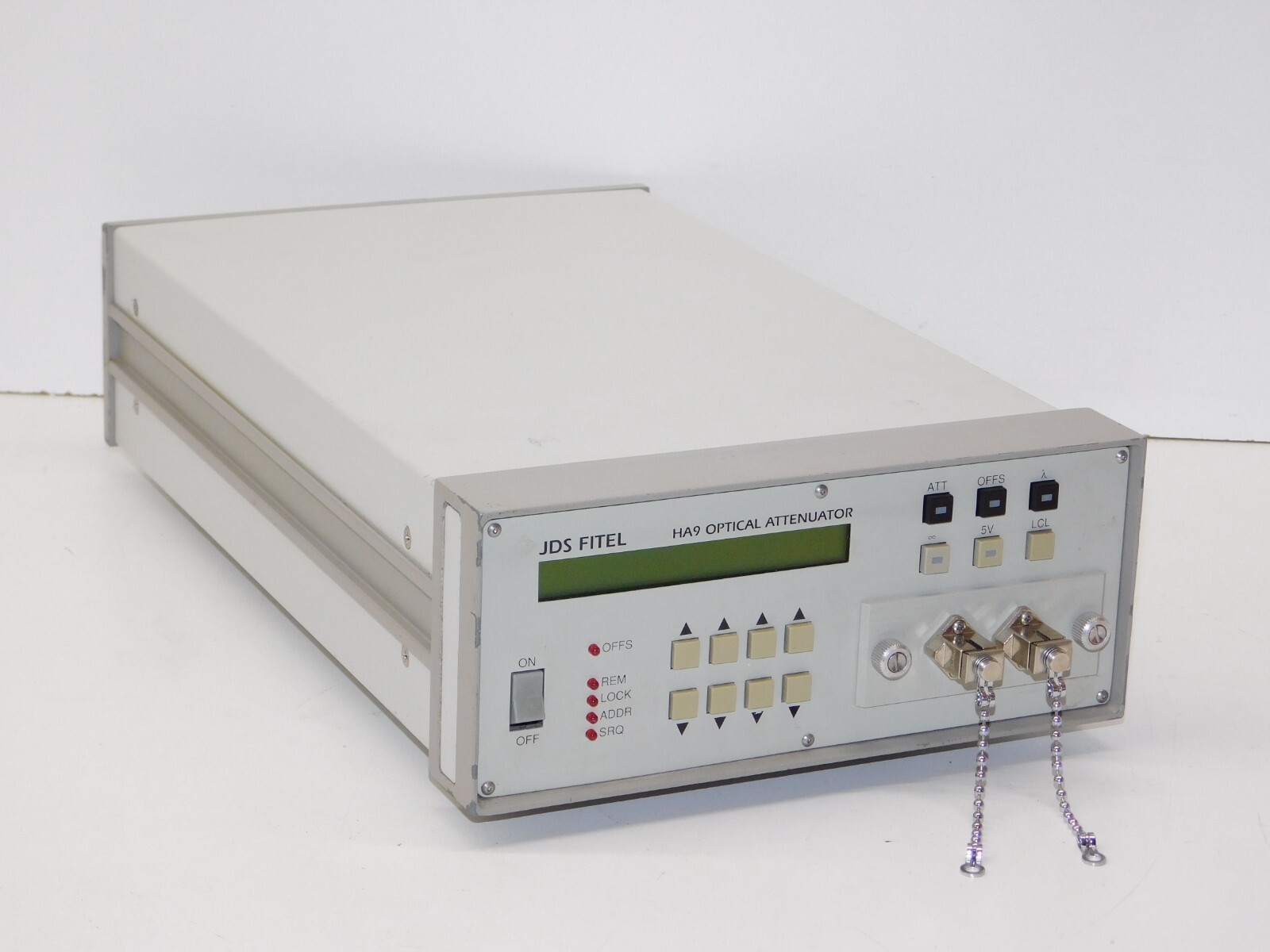 JDS Uniphase HA9 Optical Attenuator HA9503-FPL2 Digital Display Fitel Unit